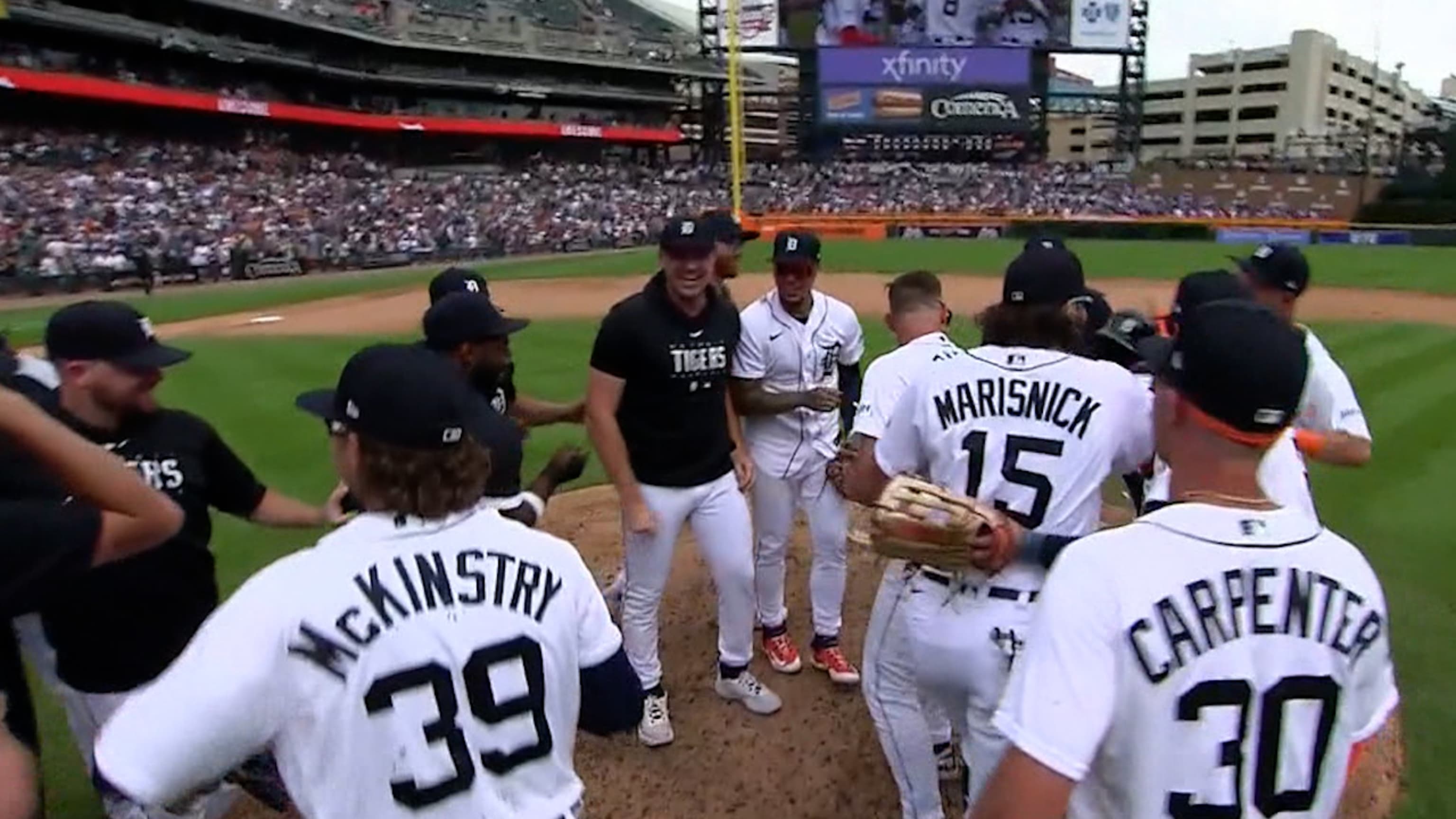 The Detroit Tigers make history in team's ninth no-hitter.