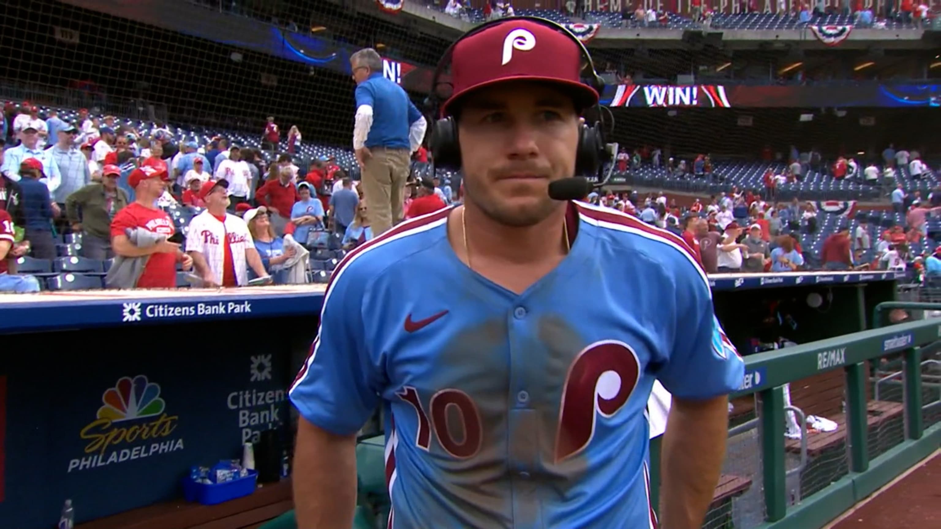 J.T. Realmuto on the Phillies' 3-1 win