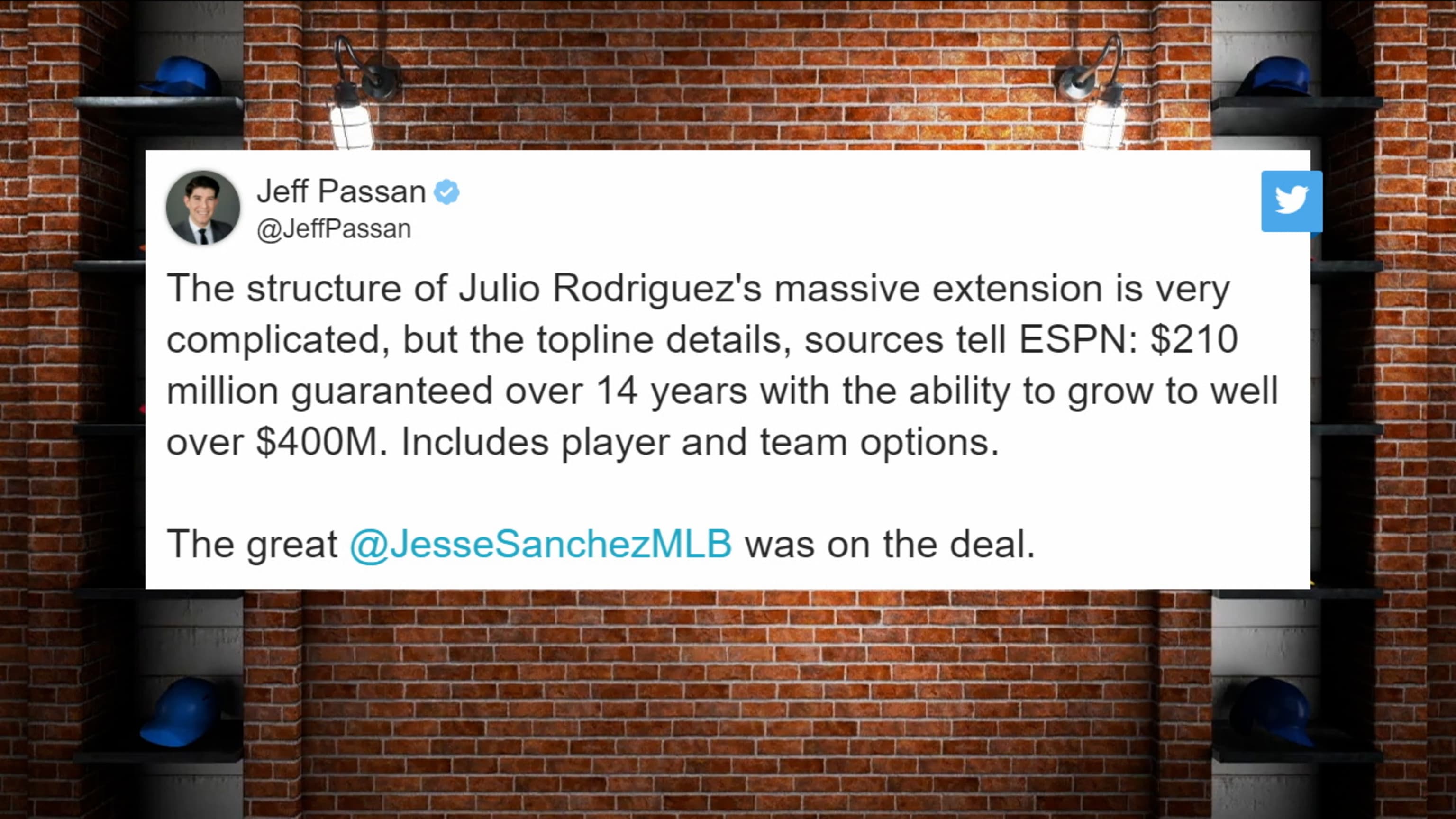 Seattle Mariners, Julio Rodriguez finalize long-term extension - ESPN