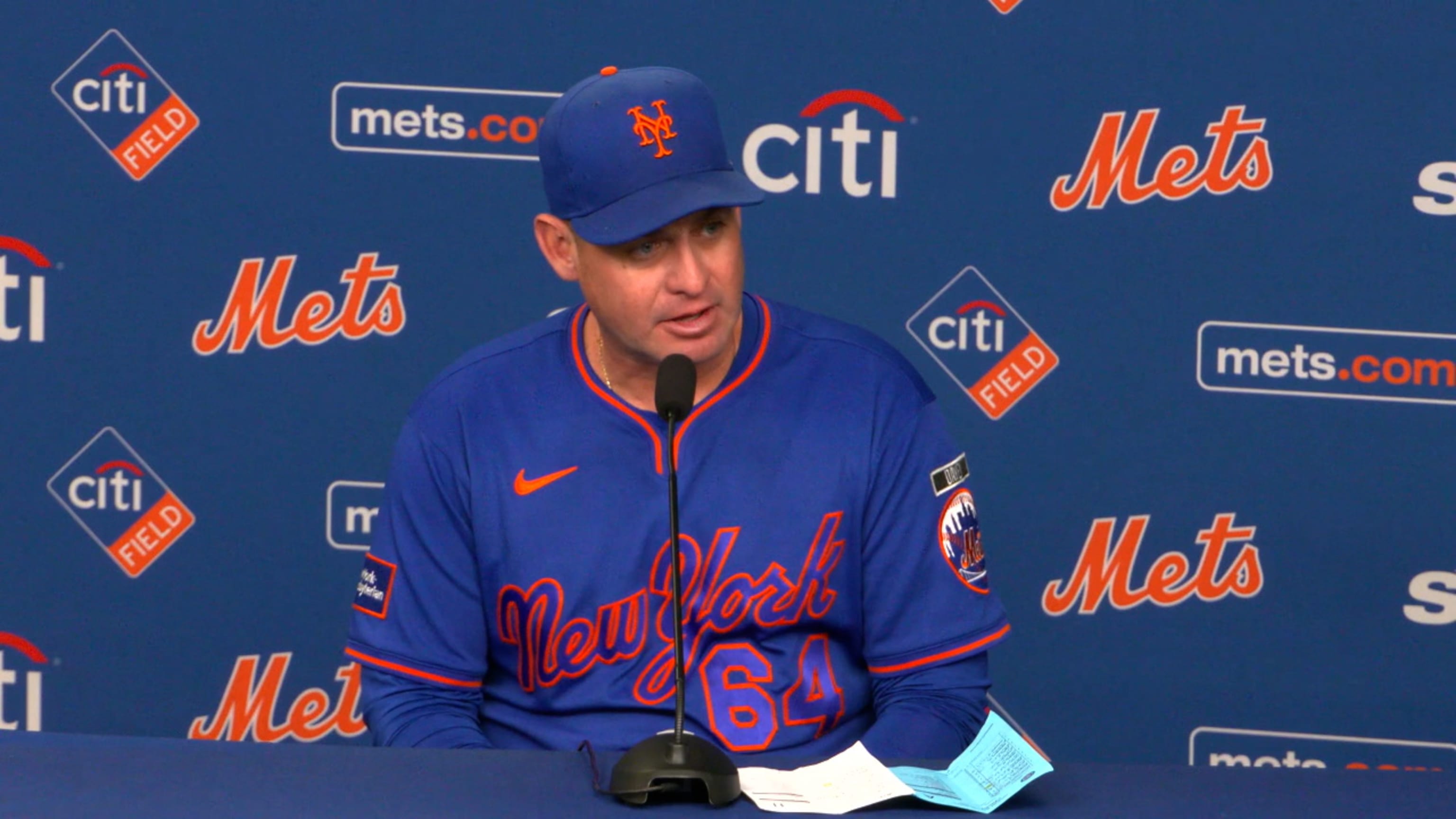 Carlos Mendoza habla sobre la derrota de los Mets