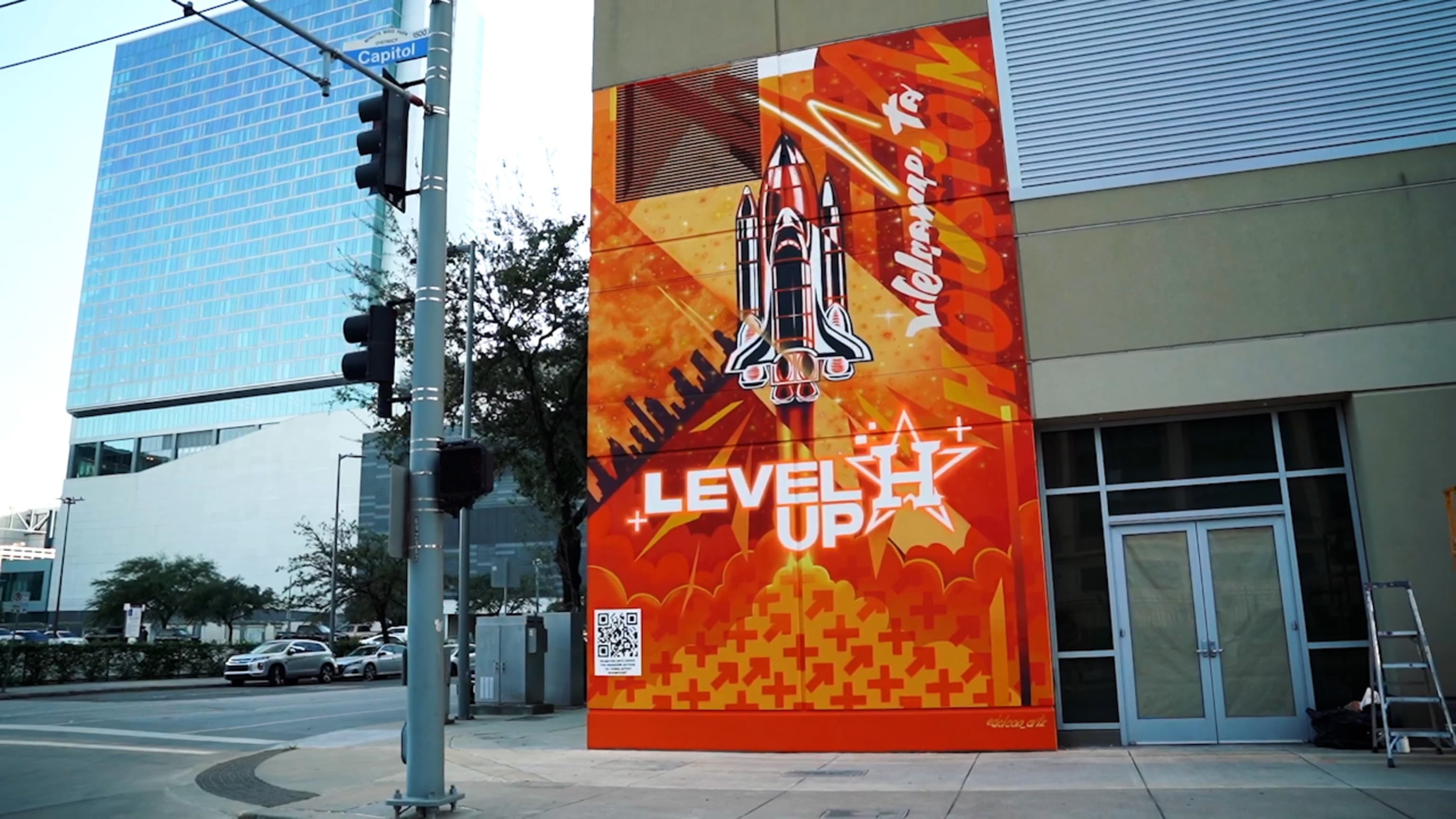 LEVELUP: Local artist celebrates Astros' 2022 postseason with mural