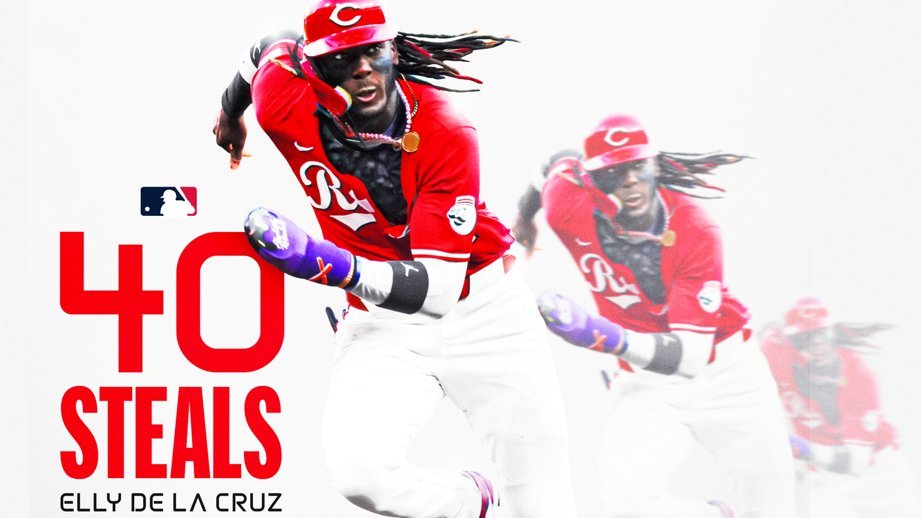 De la Cruz llega a 40 bases robadas en la temporada