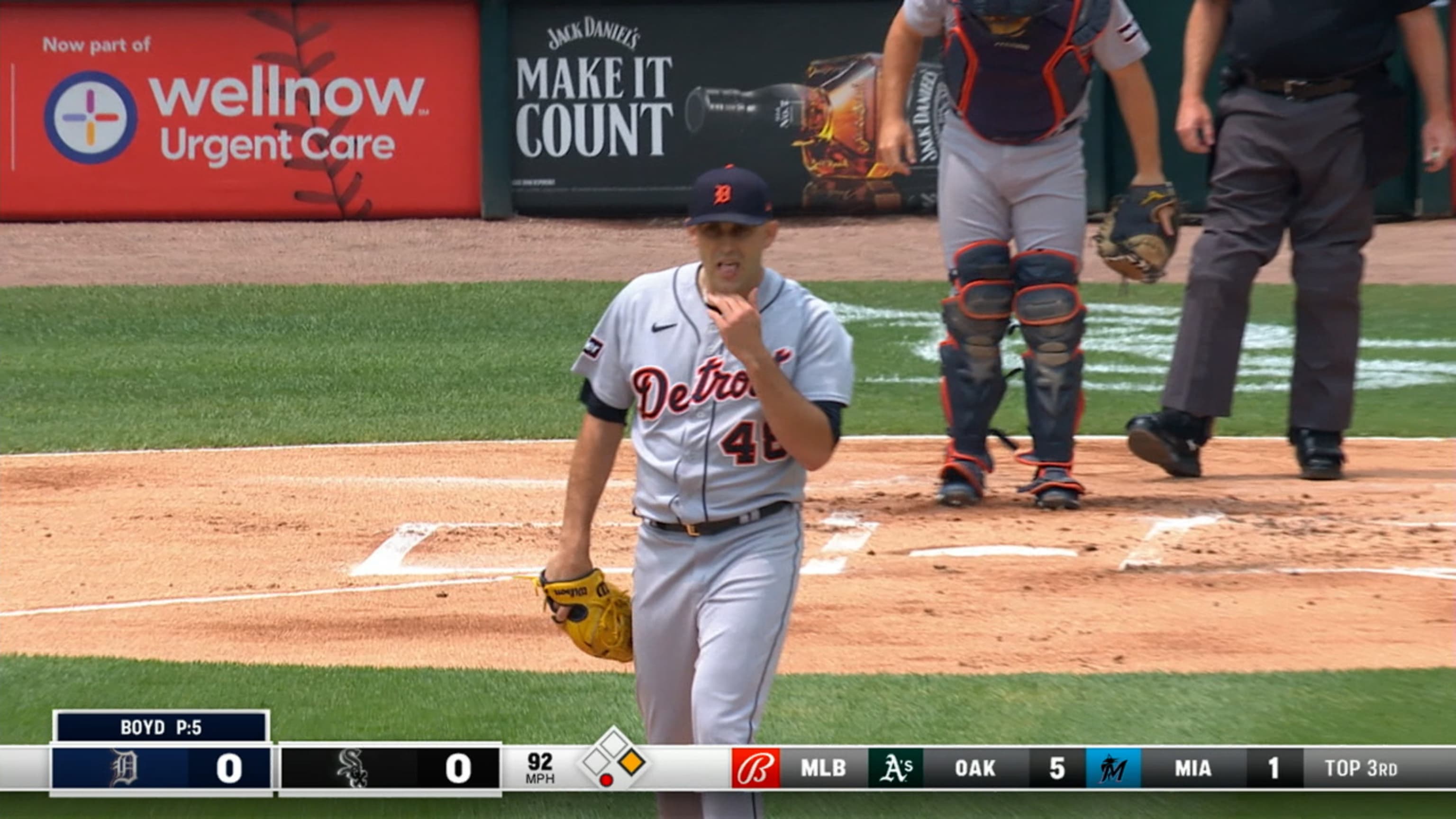 Matthew Boyd K's 9 over 5 innings