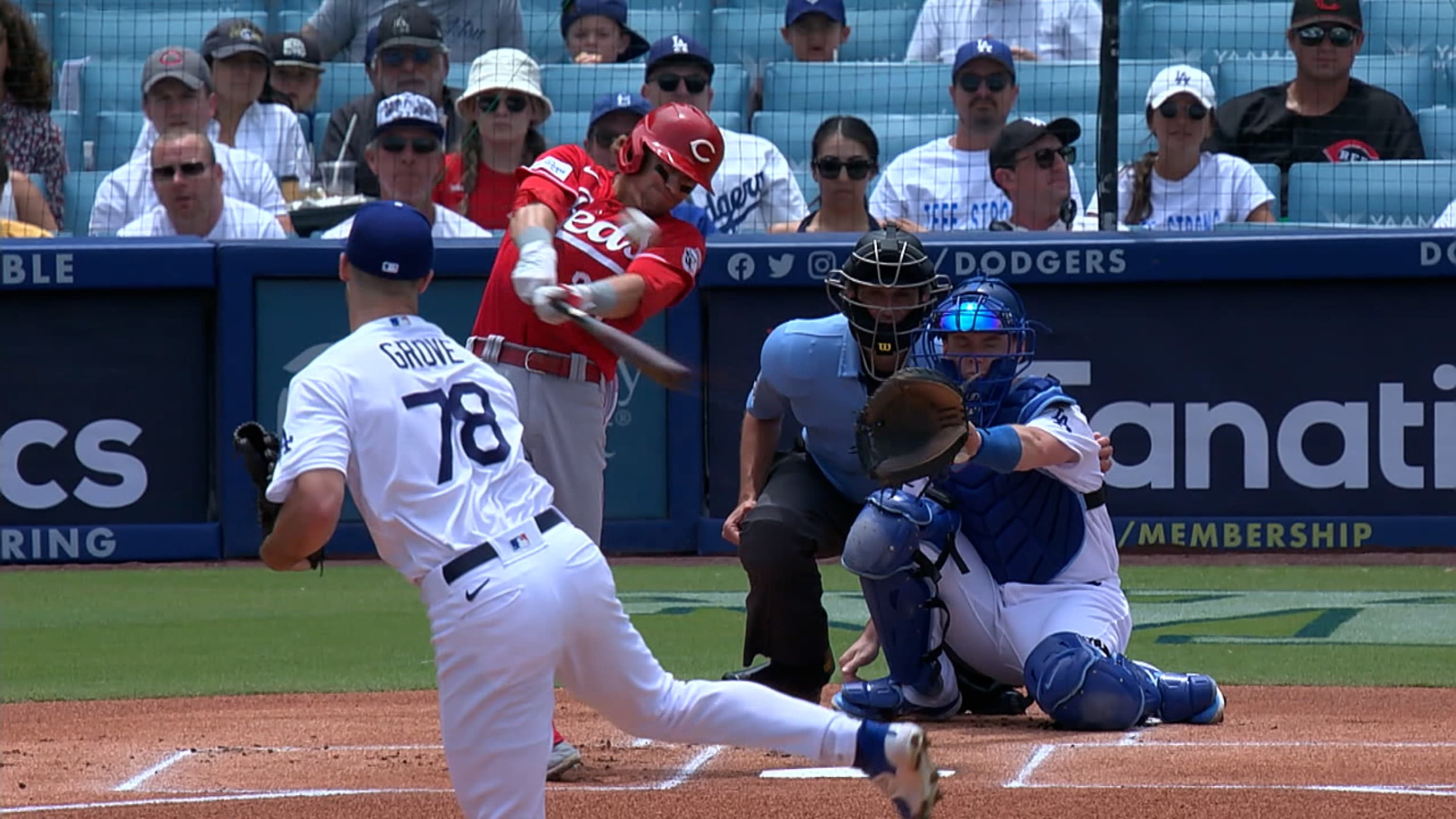TJ Friedl's RBI double