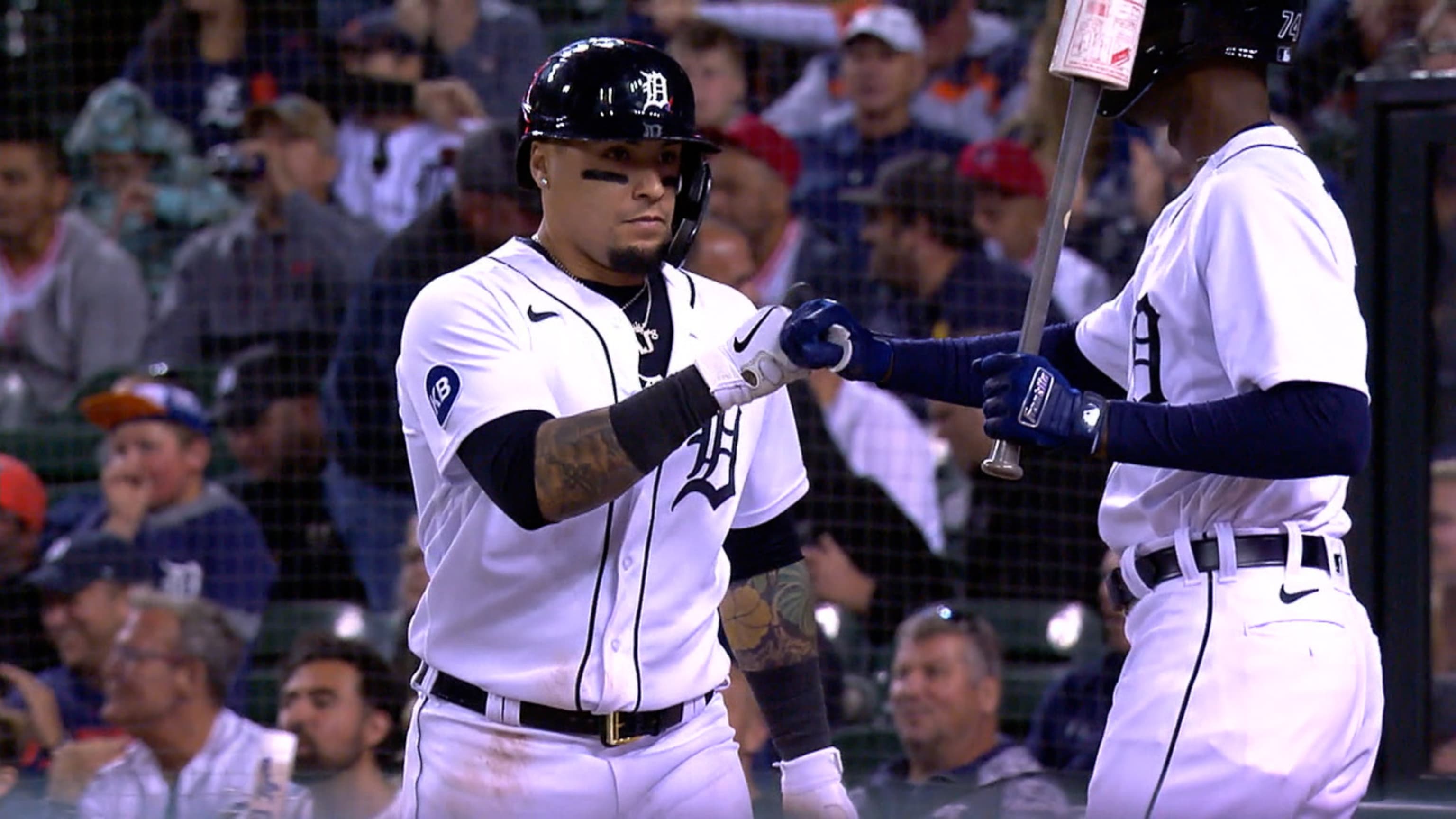 Eric Haase hits his first MLB home run 