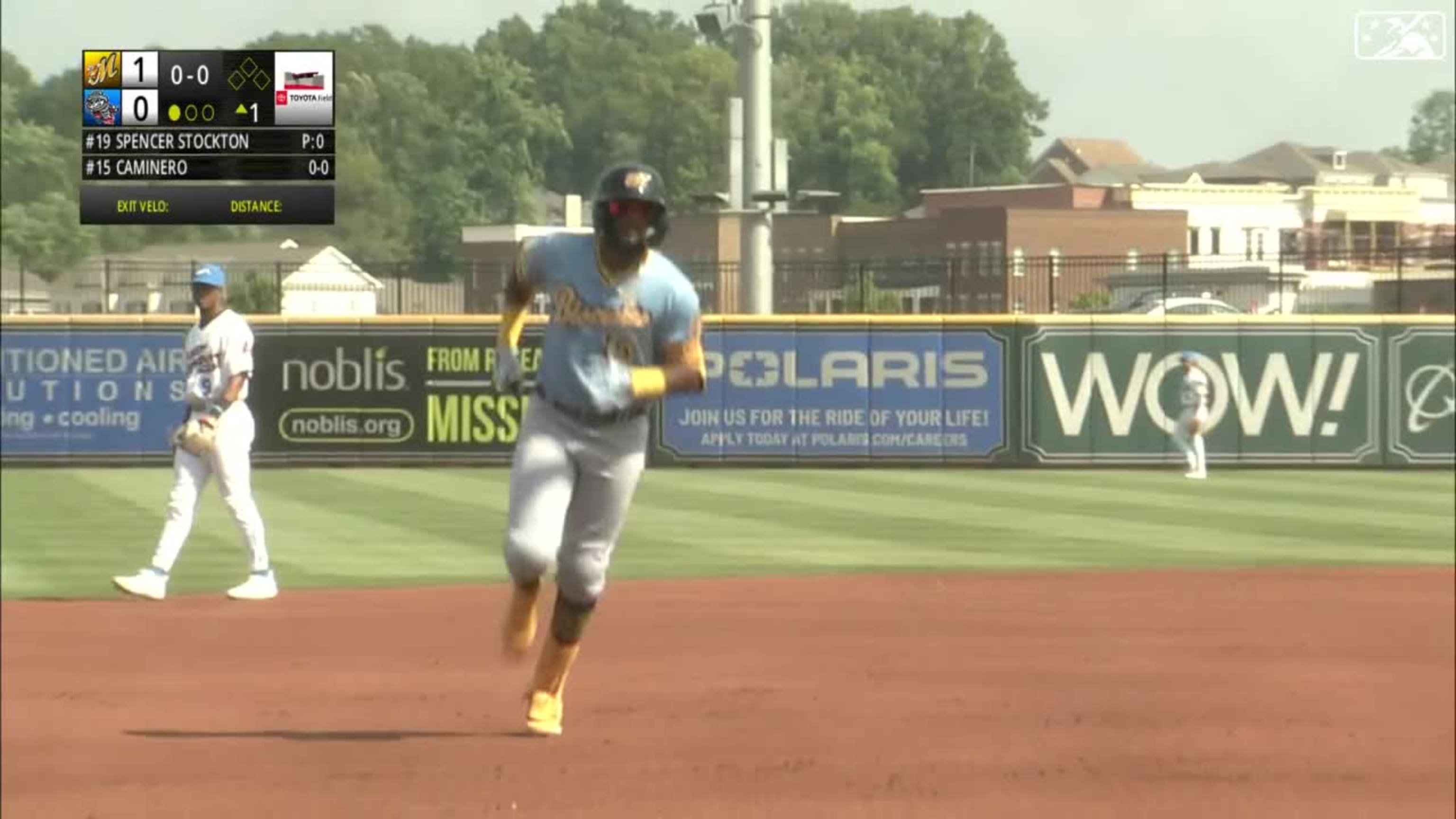 Junior Caminero's home run 