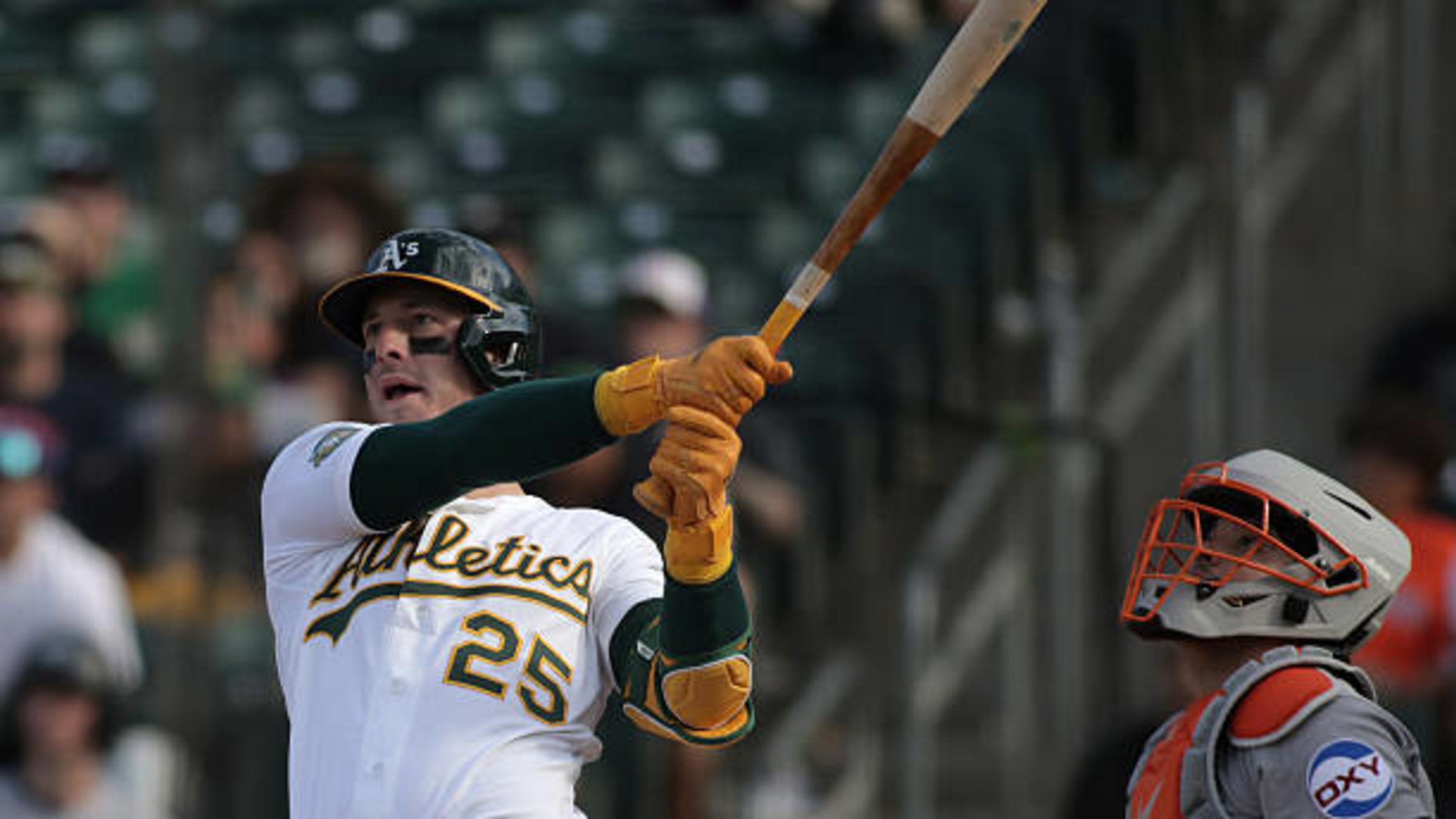 Brent Rooker hits walk-off homer for Athletics in 6-RBI game