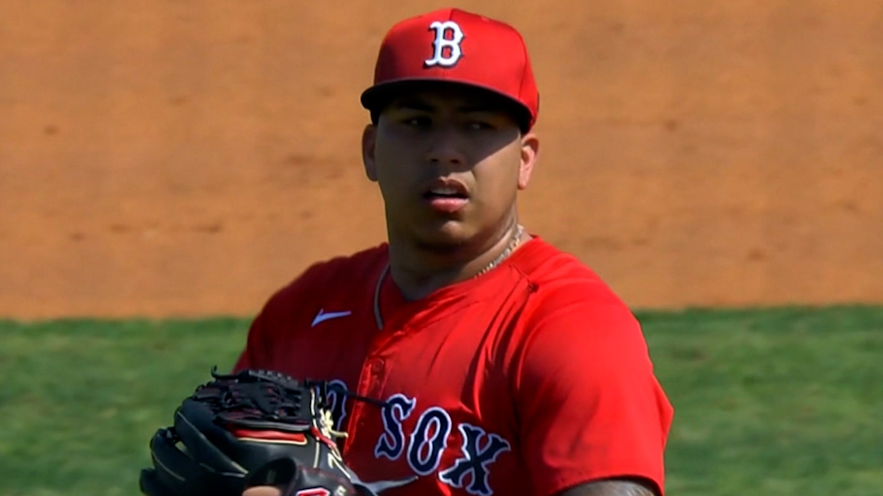 Bryan Mata strikes out two batters in outing