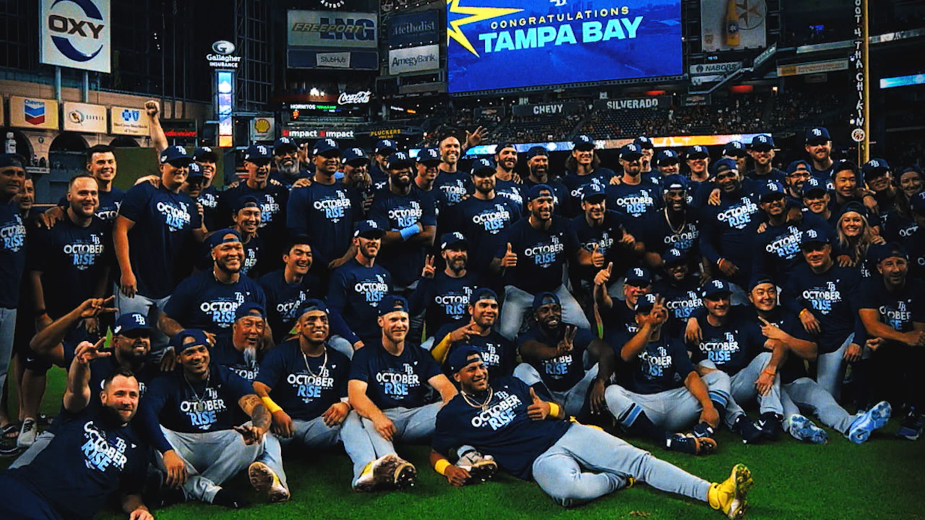 Rays clinch top seed in AL playoffs, stall Astros in West