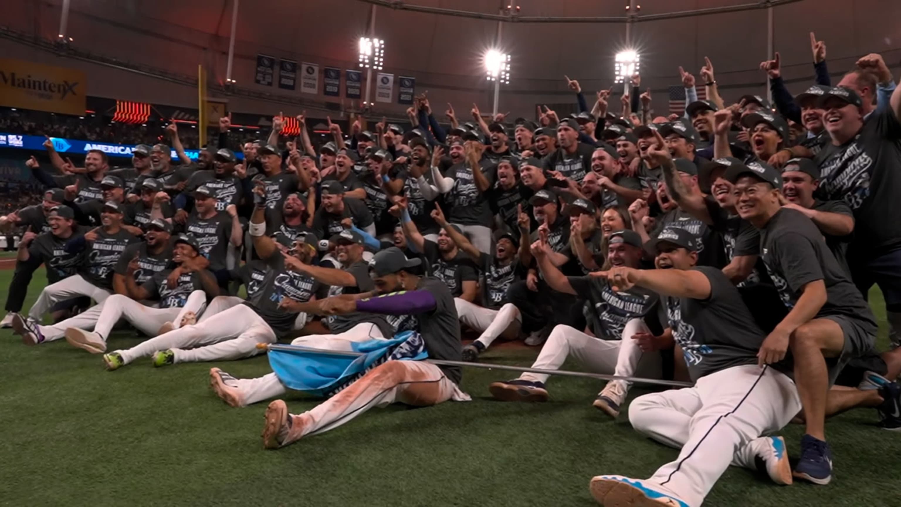Rays celebrate World Series berth