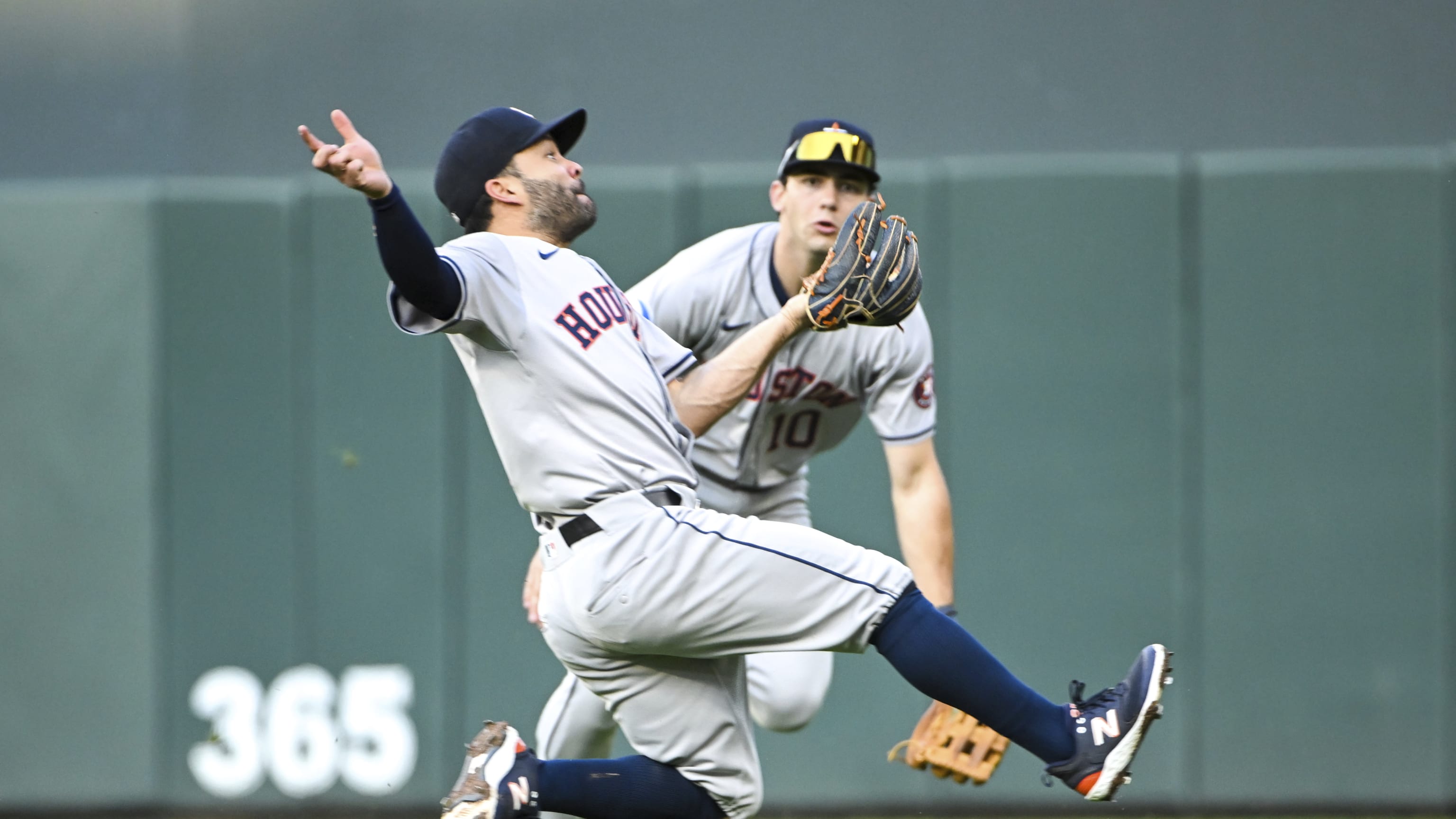 Jose Altuve exits Astros' win after hit-by-pitch
