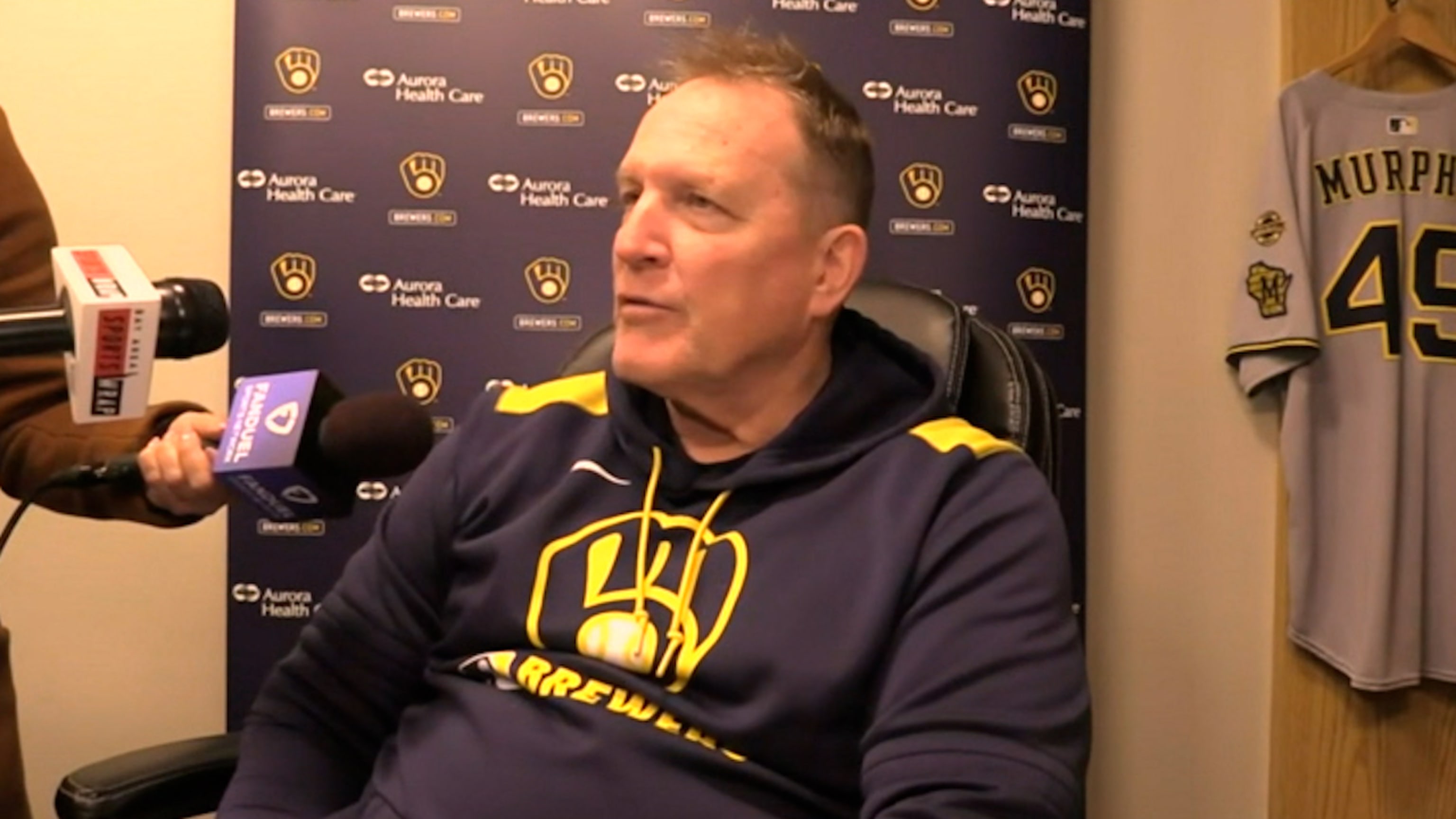 Pat Murphy discusses Brewers' 11-3 win