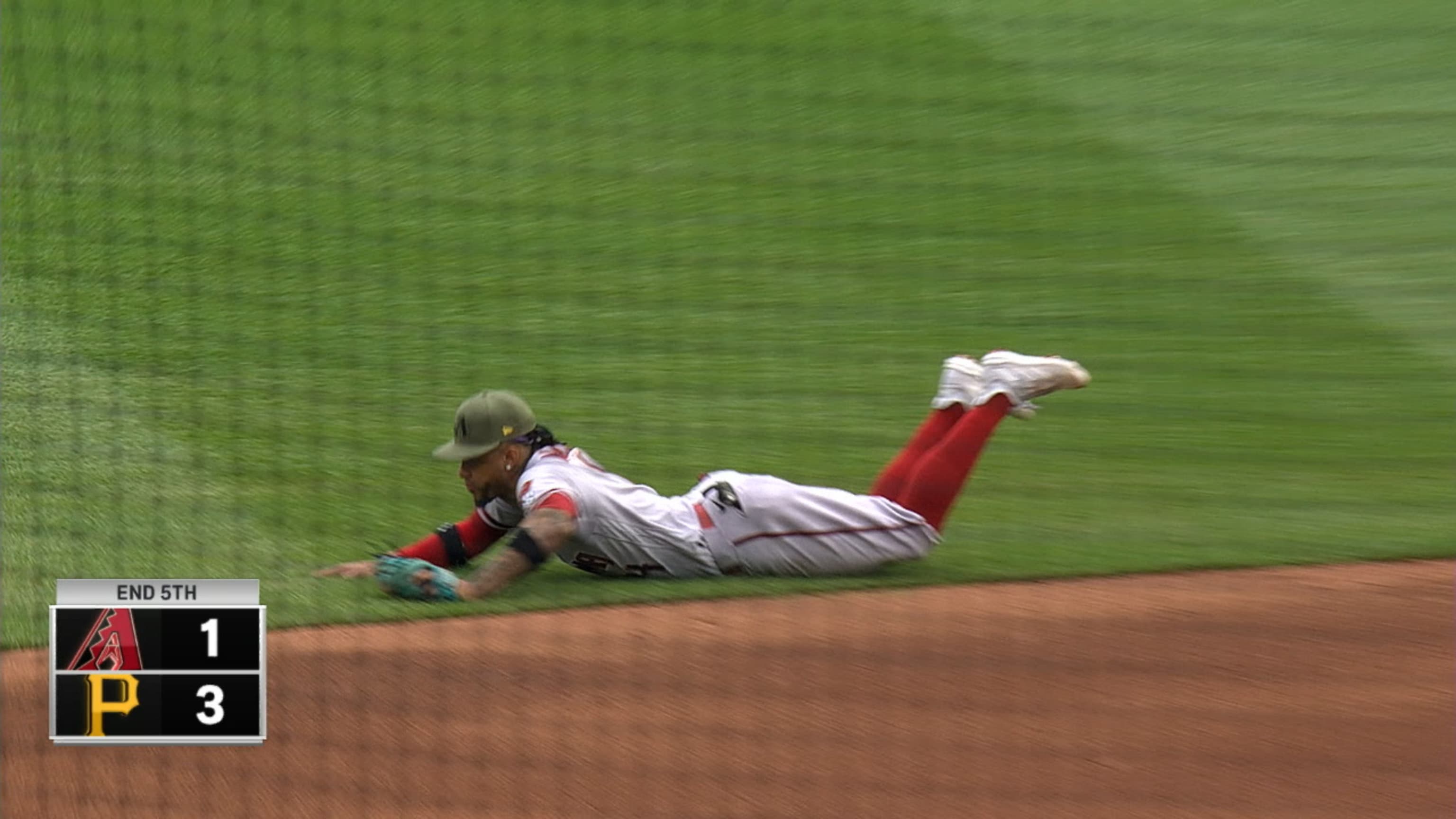 Gran atrapada de Ketel Marte