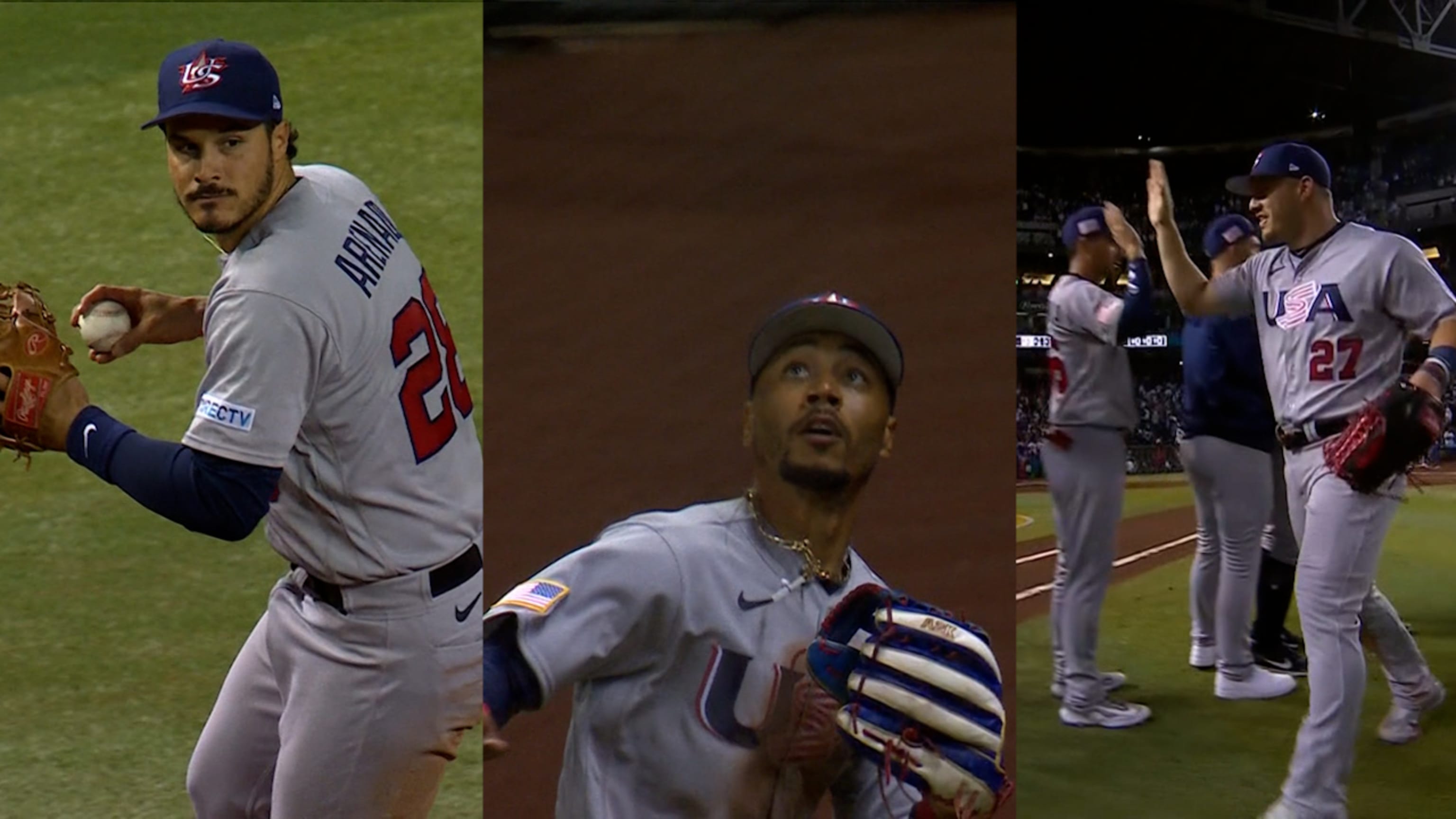 Mike Trout's 3 RBI's Propel USA Over Colombia to Advance to WBC