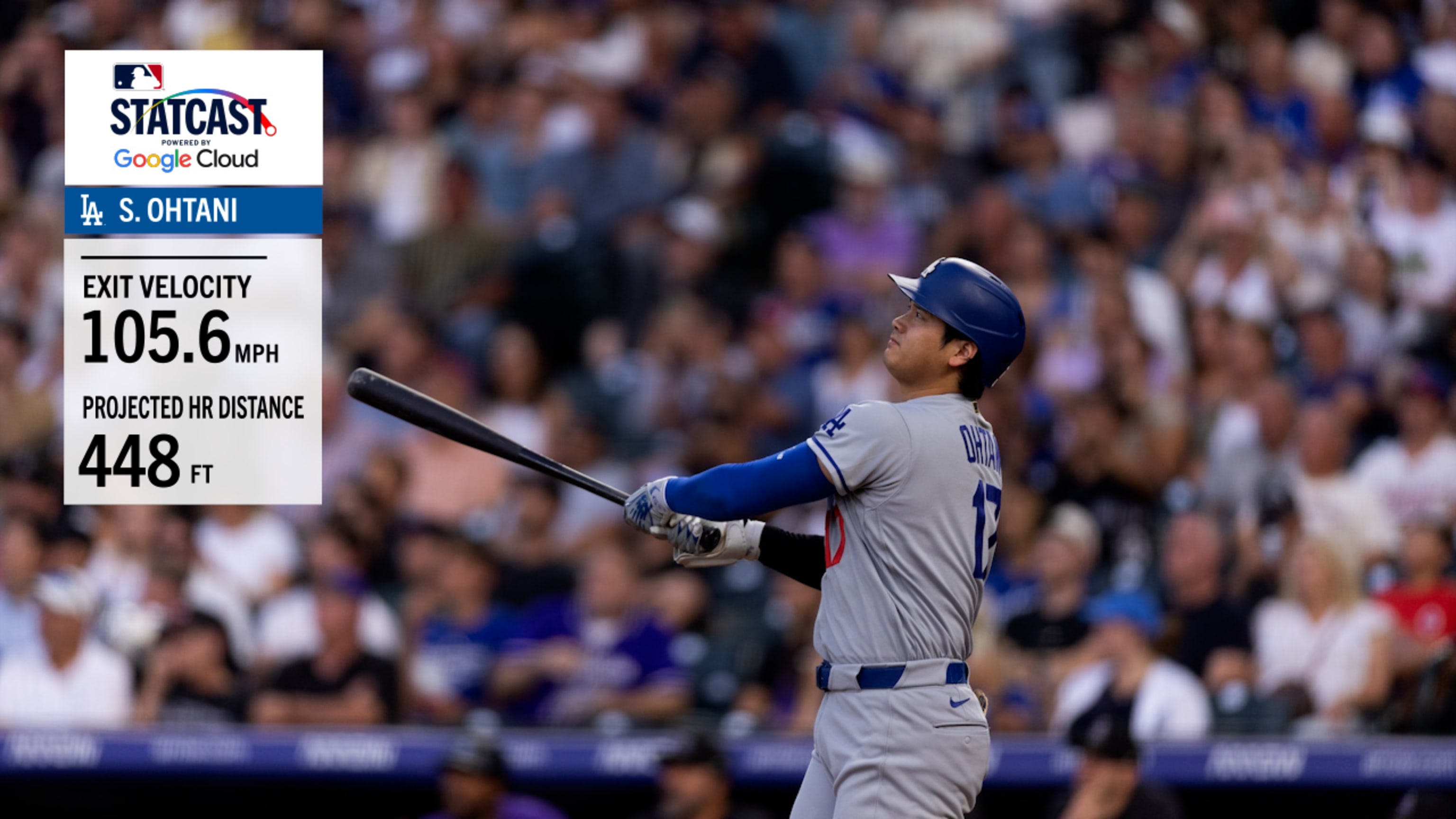 Ohtani detona HR de 448 pies