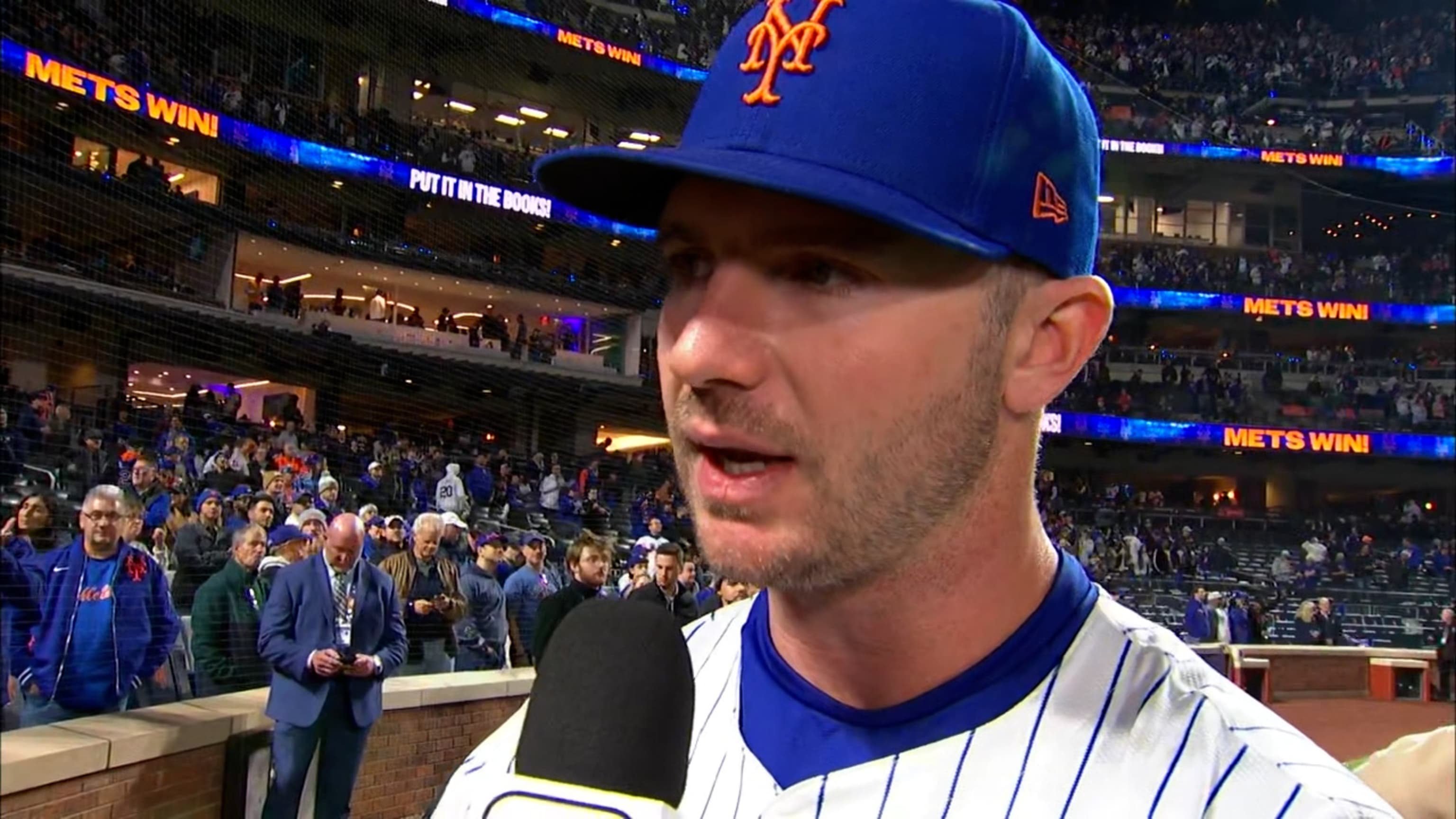 Pete Alonso homers on pitch barely 1 foot off ground in NLCS Game 5