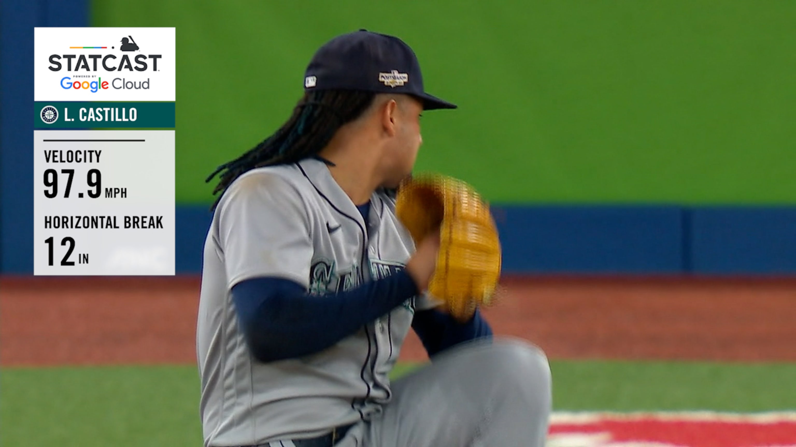 Luis Castillo strikes out two batters in 2022 MLB All-Star Game