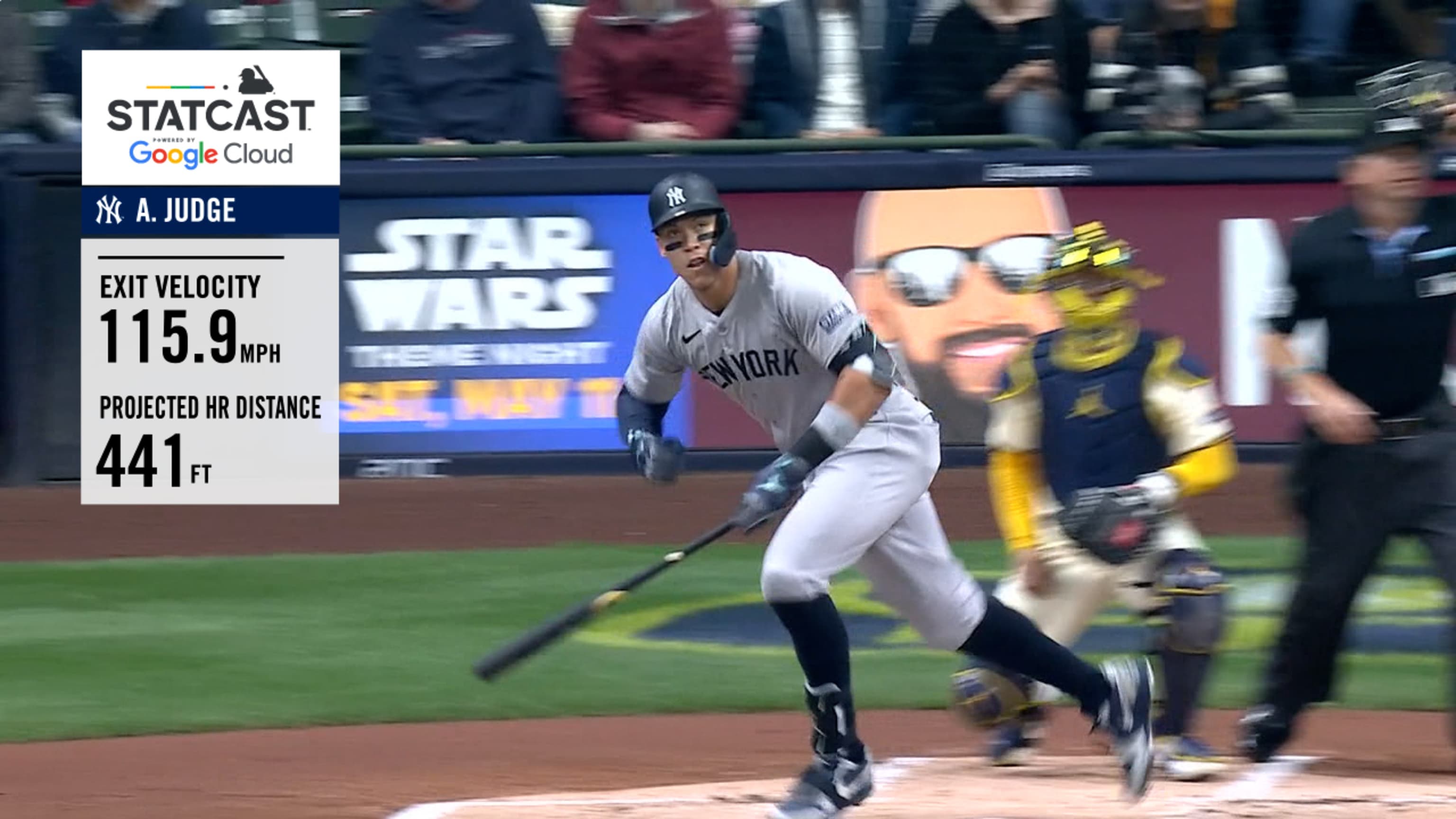 Aaron Judge's 441-foot home run
