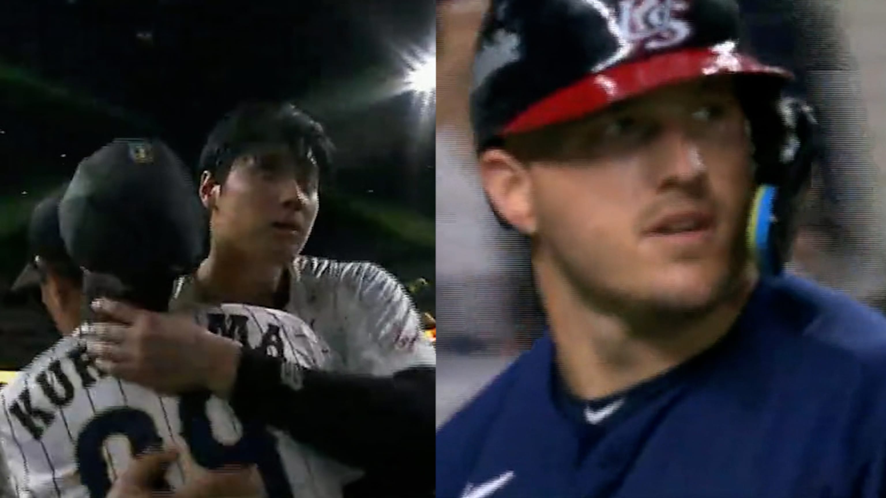 Ohtani ante Trout en japonés