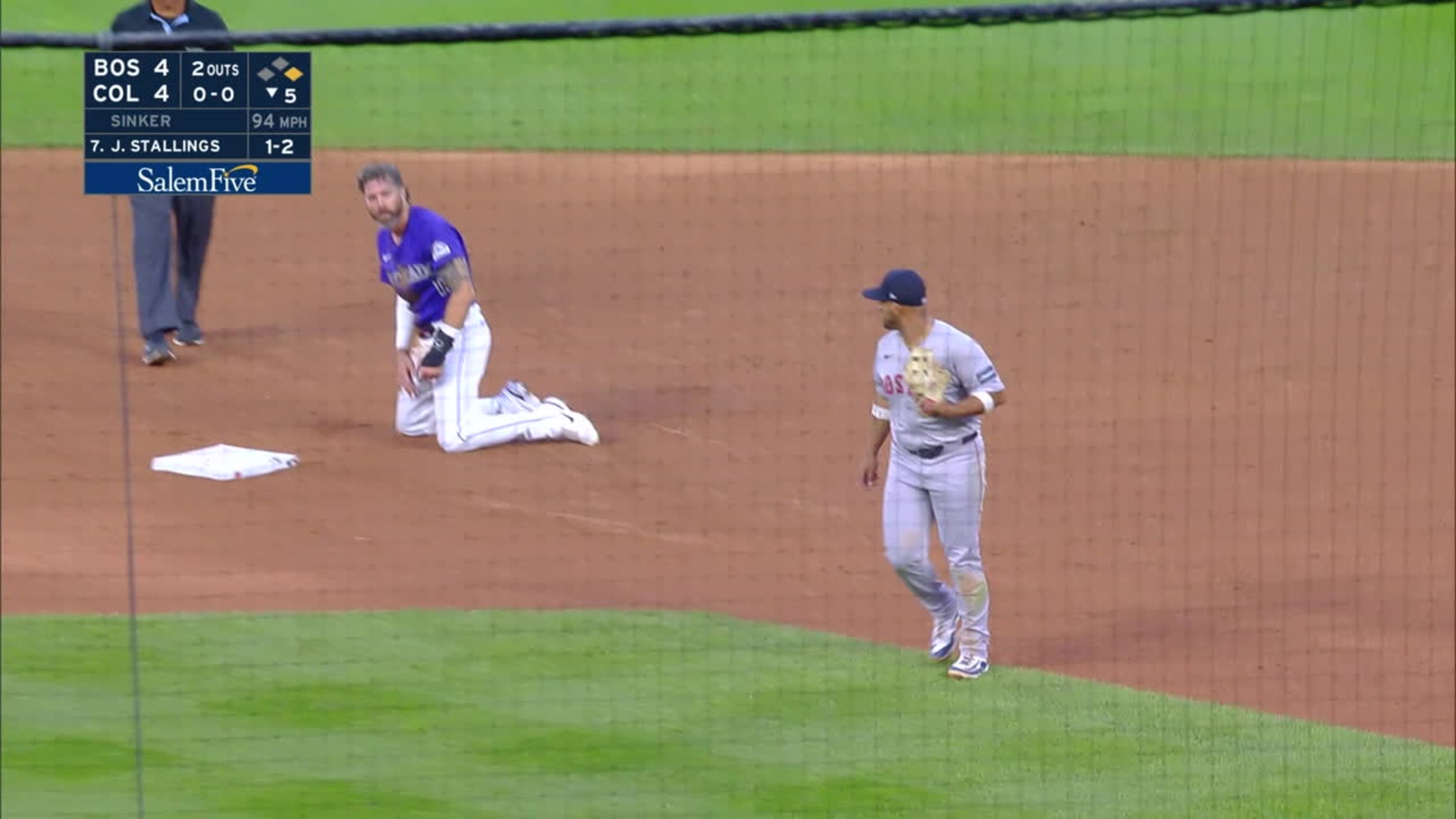Red Sox turn strike 'em out throw 'em out double play
