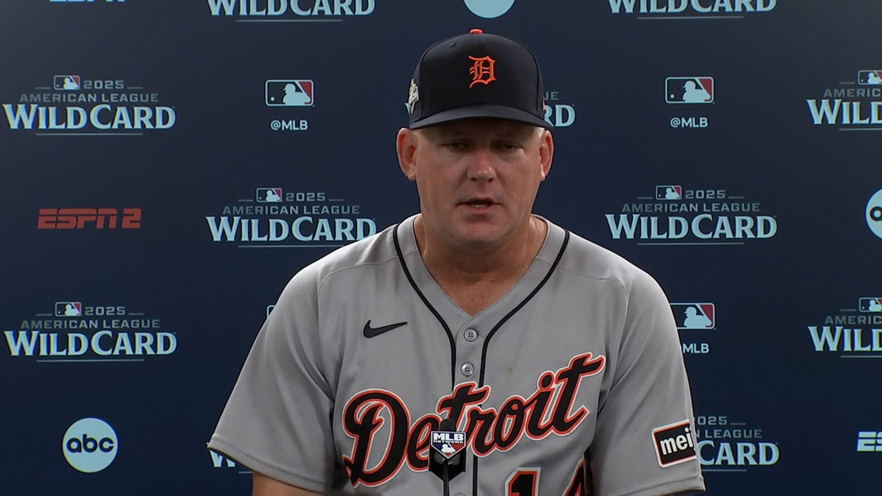 Tigers win AL Wild Card Game 1 2025