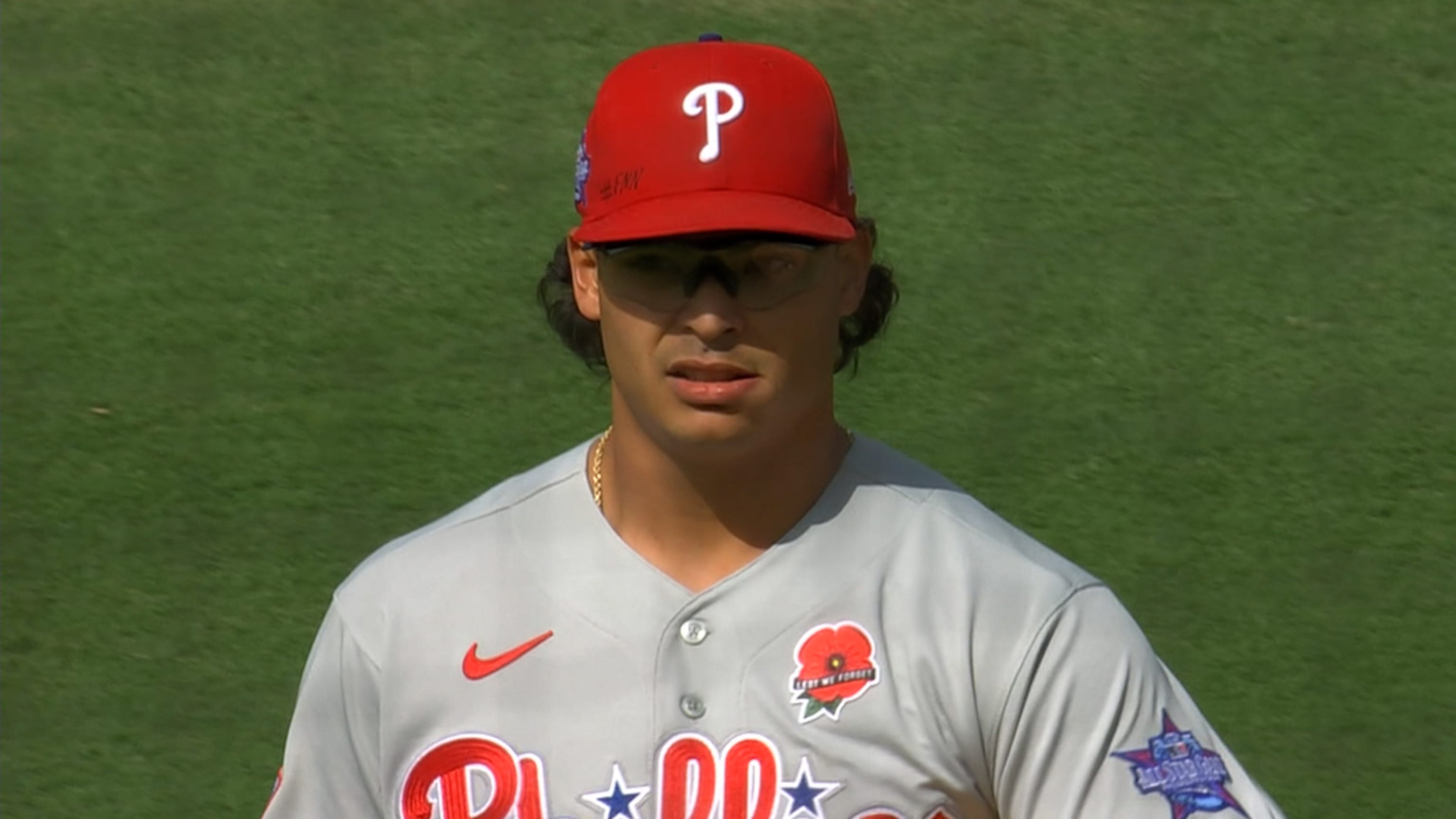 Jesús Luzardo abanica a Manny Machado