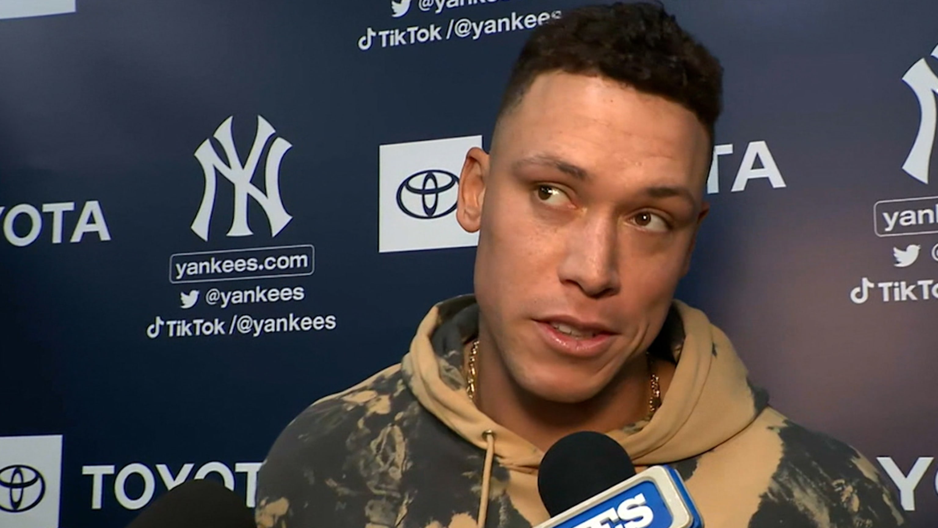 Aaron Judge discusses his early season struggles