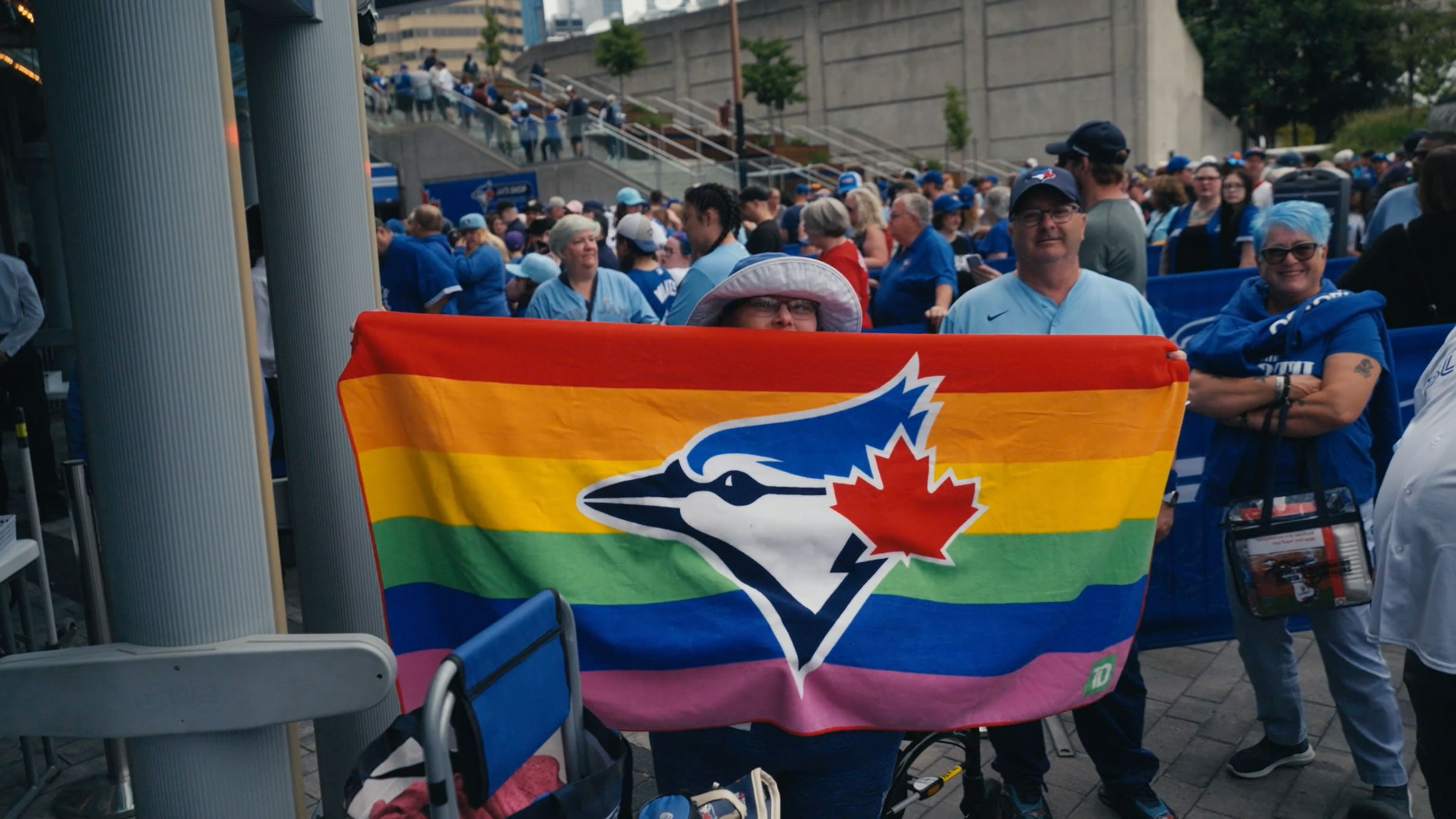 Blue jays new arrivals pride hoodie