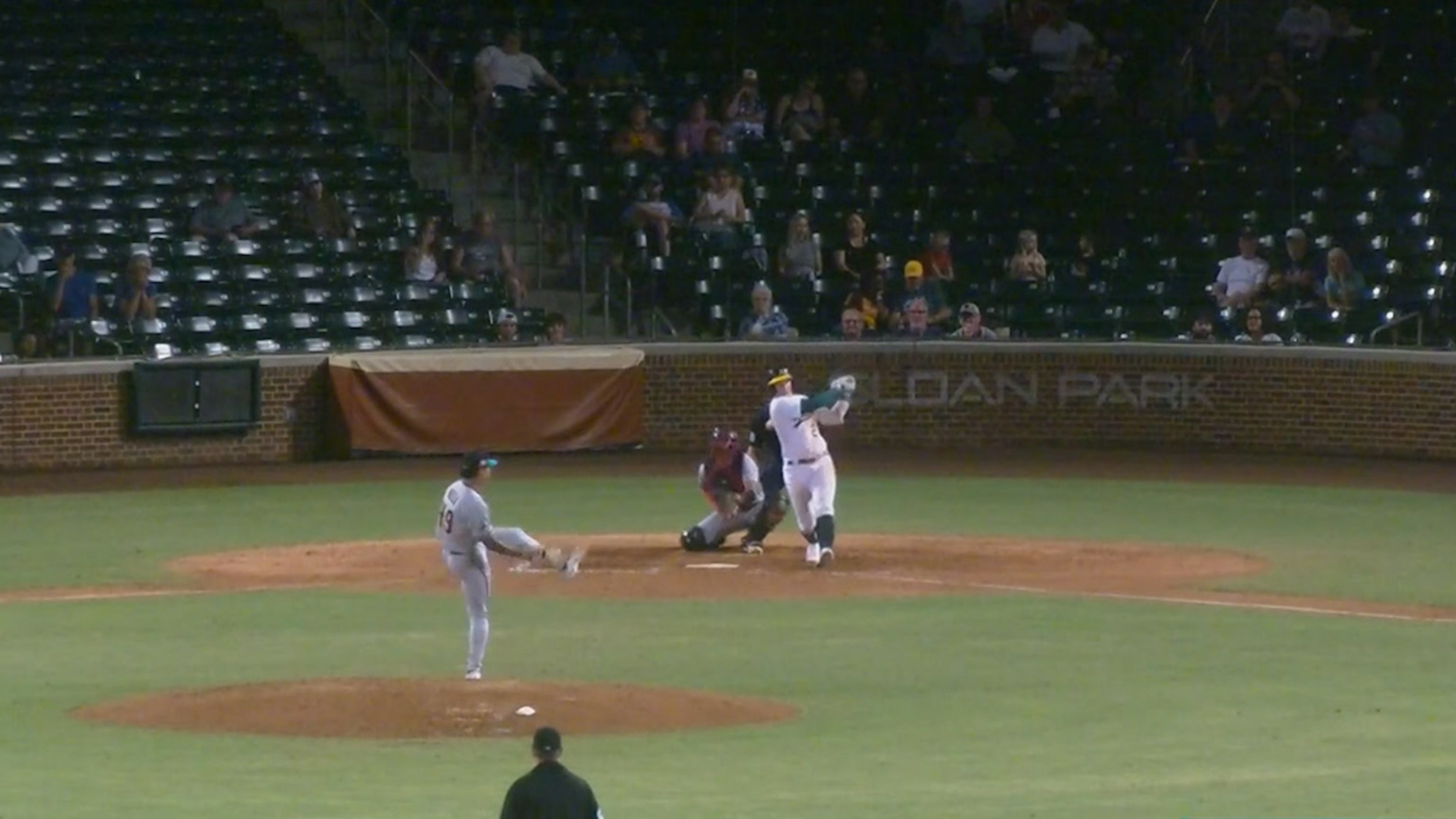 Brett Harris' three-hit game
