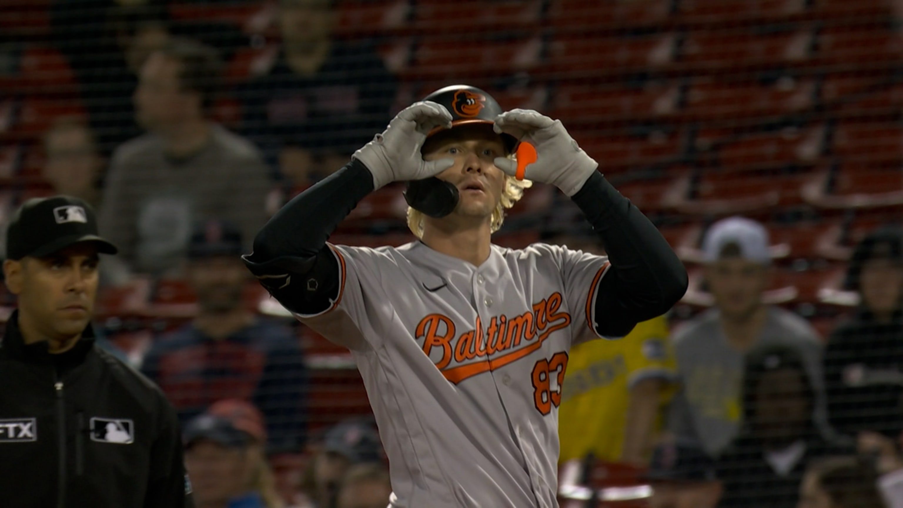 This is a 2023 photo of left fielder Kyle Stowers of the Orioles baseball  team. This image reflects the Orioles active roster as of Thursday, Feb.  23, 2023, in Sarasota, Fla., when