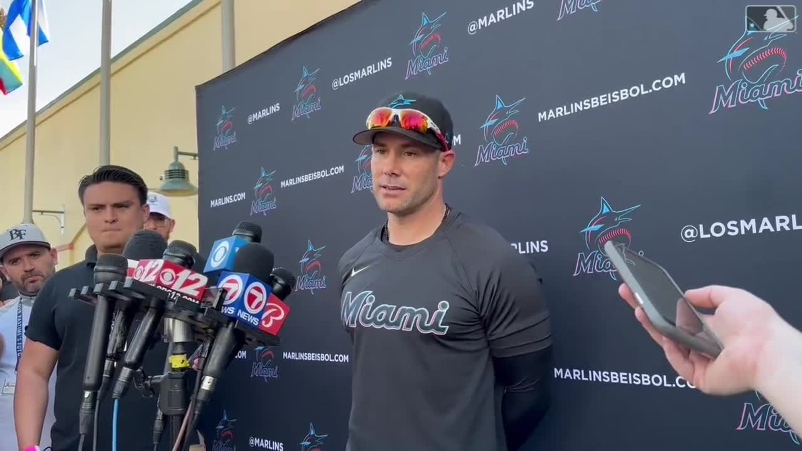 Miami Marlins manager Skip Schumaker's staff nearly complete