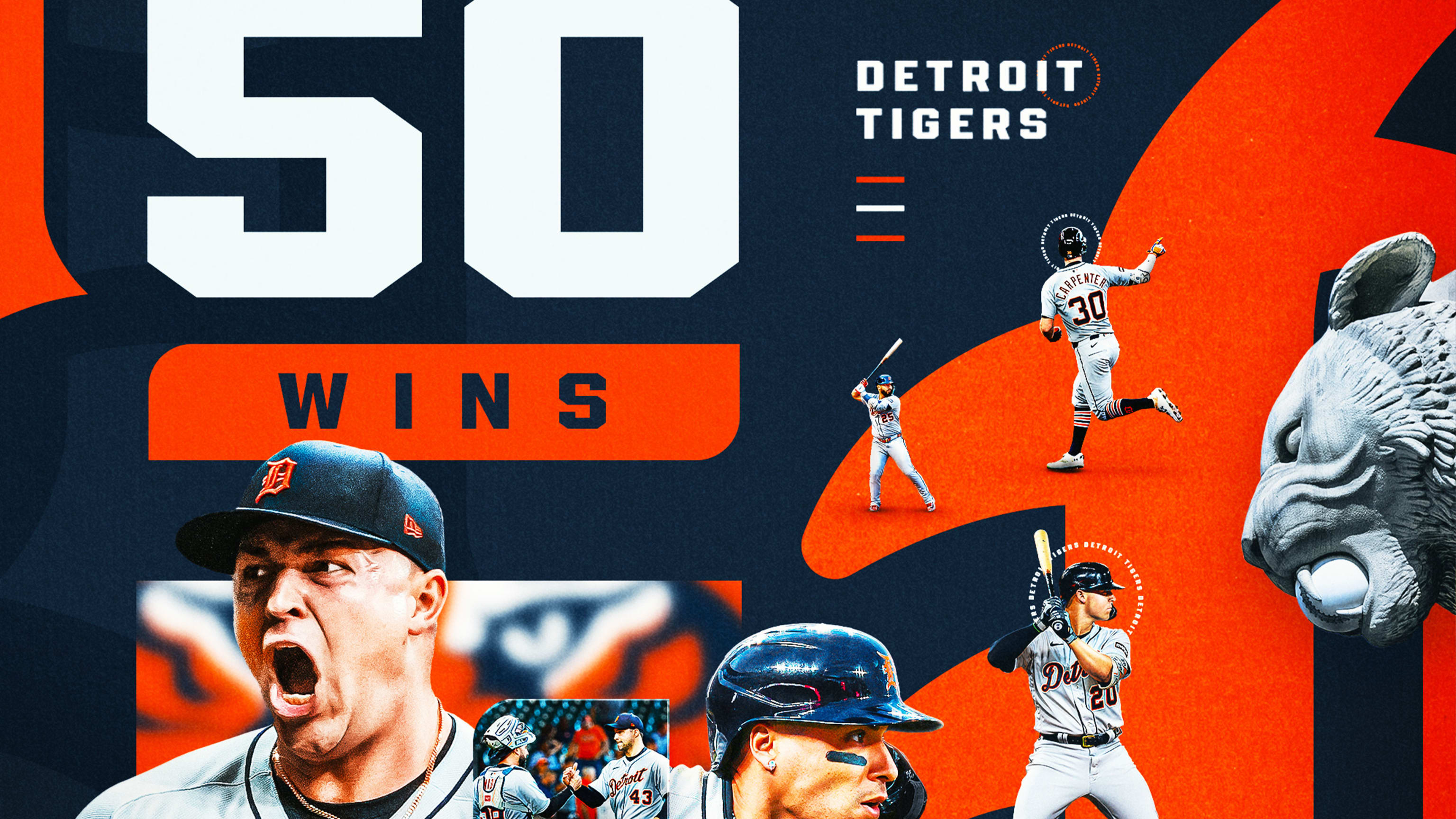 Wenceel Pérez's sliding catch seals Tigers' 50th win