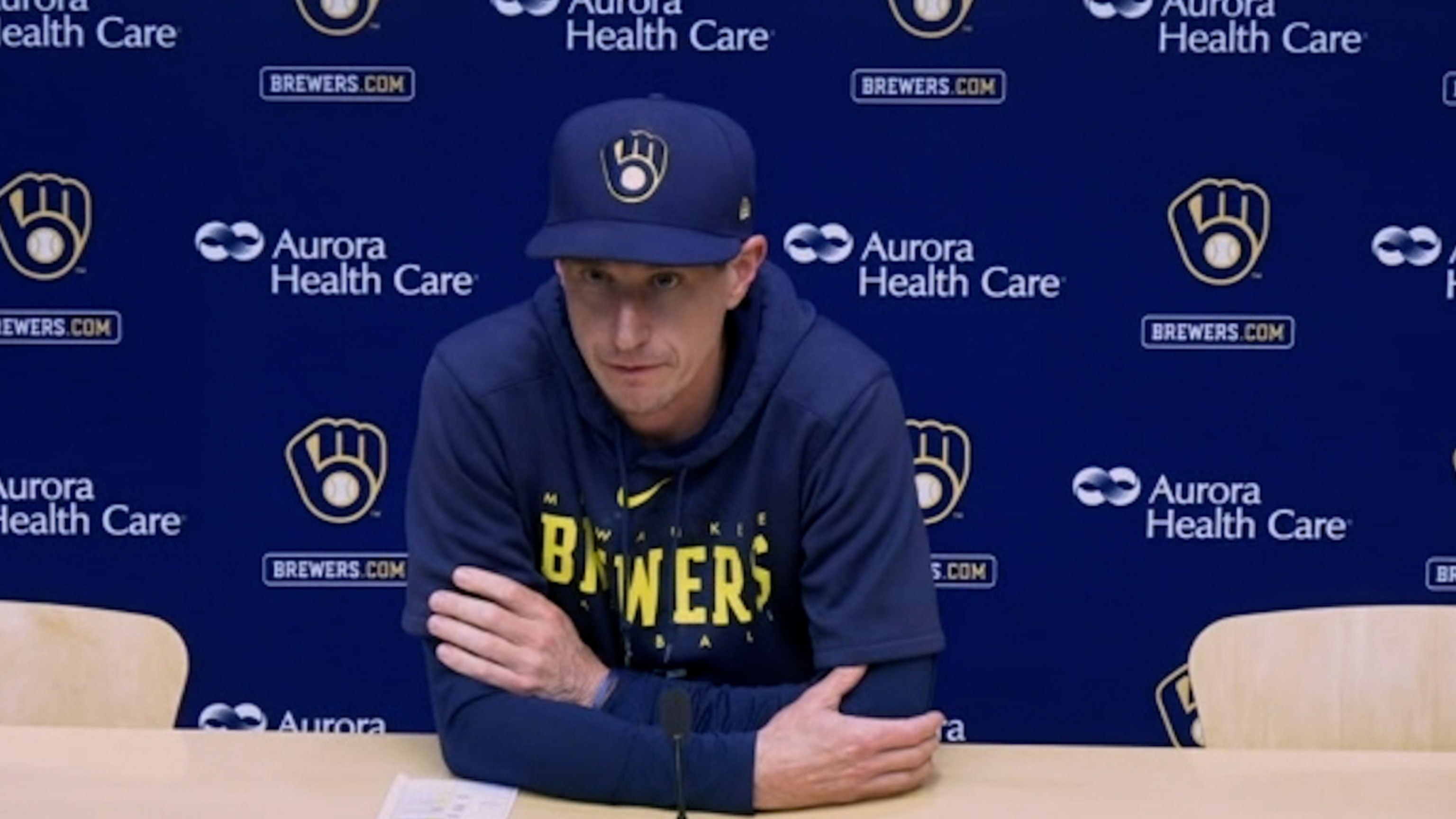 Brewers playoff hats top