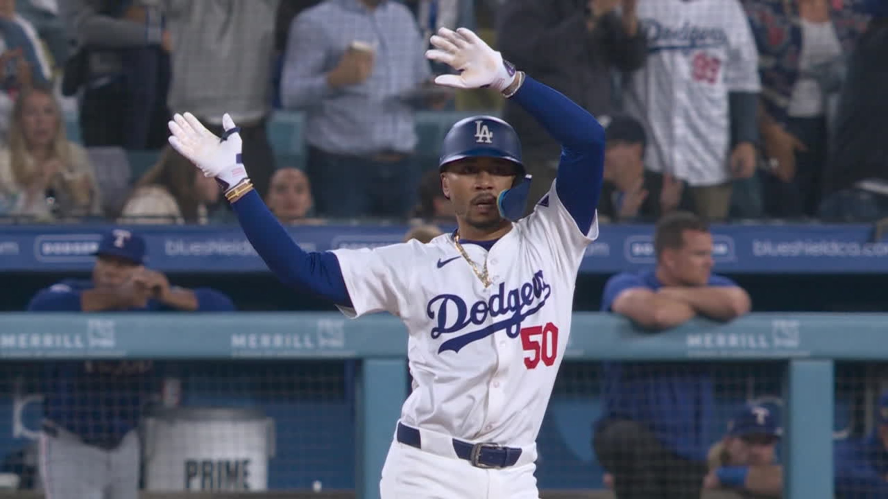 Mookie Betts' three-run double 