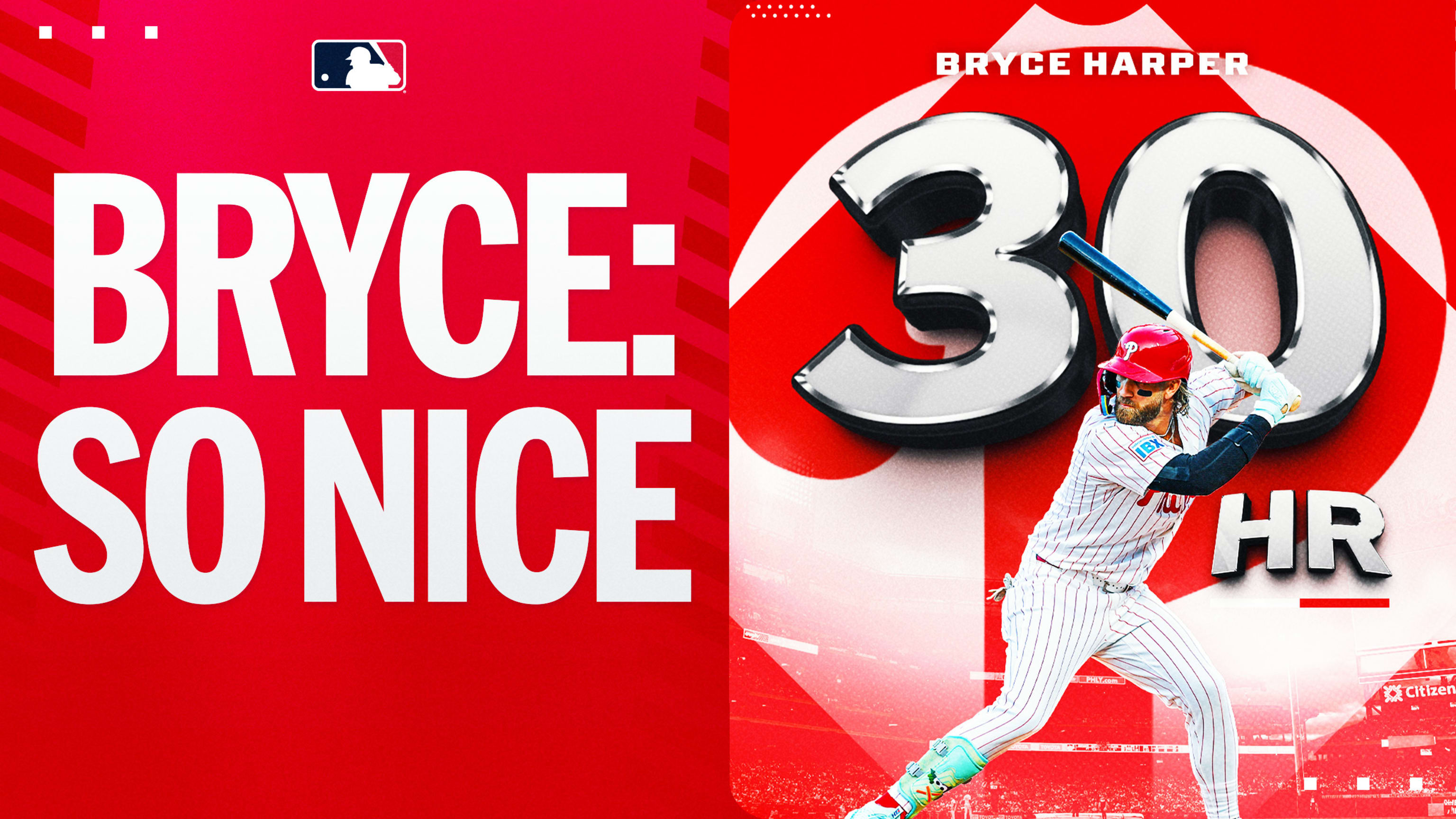 Bryce Harper's solo home run (30)