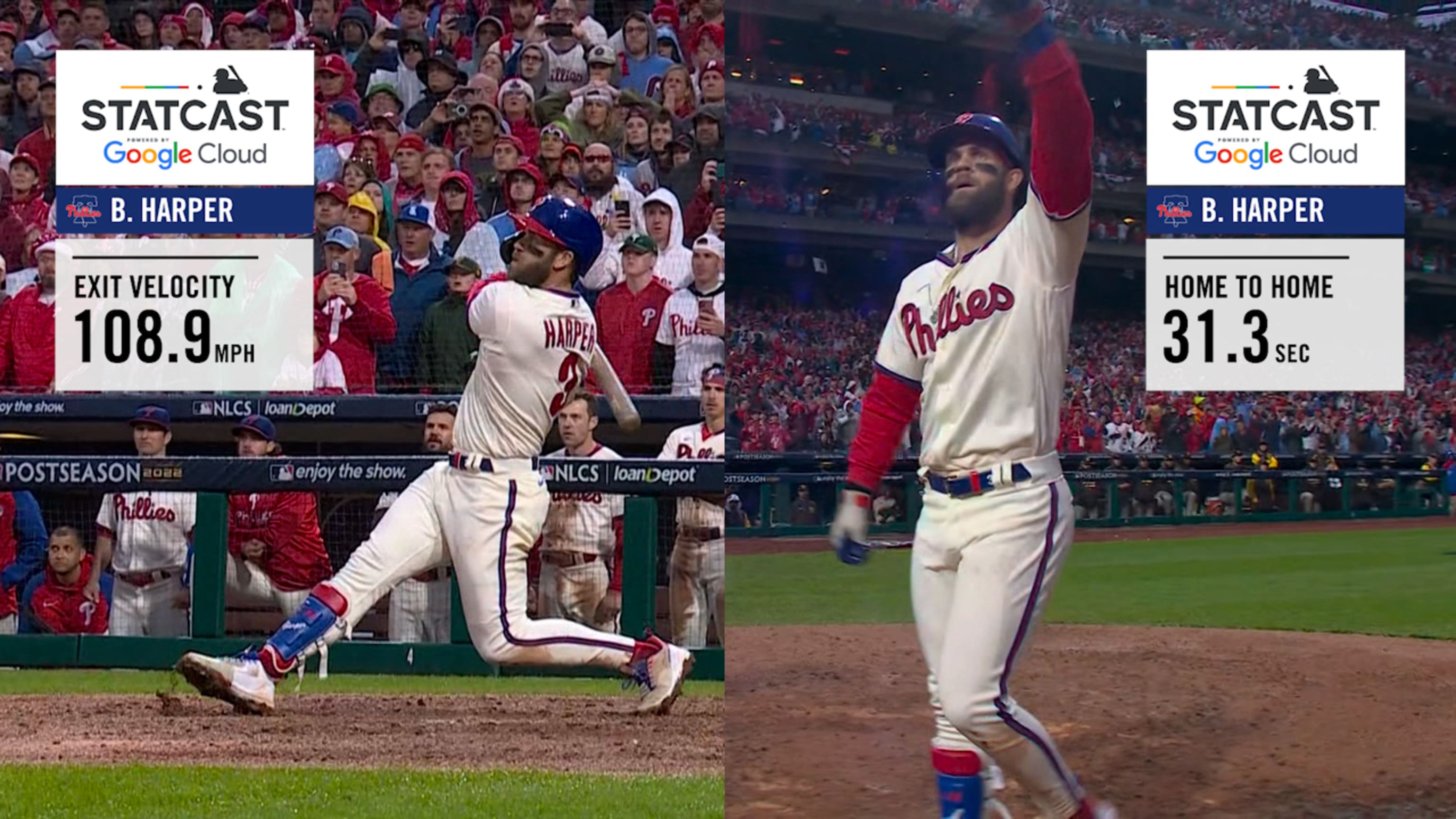 Philadelphia Phillies showing off National League champions trophy