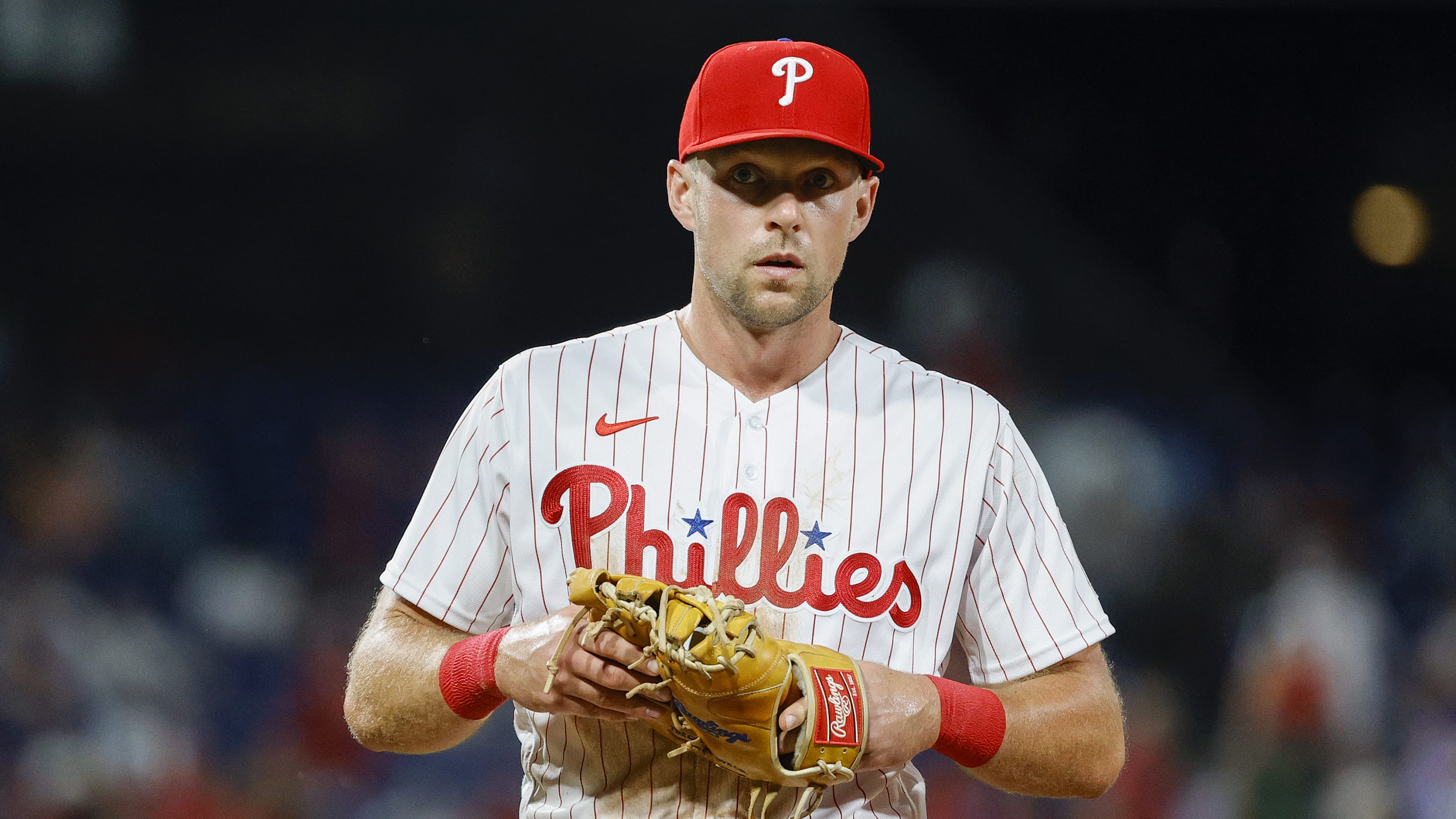 Rhys Hoskins introduced by Brewers