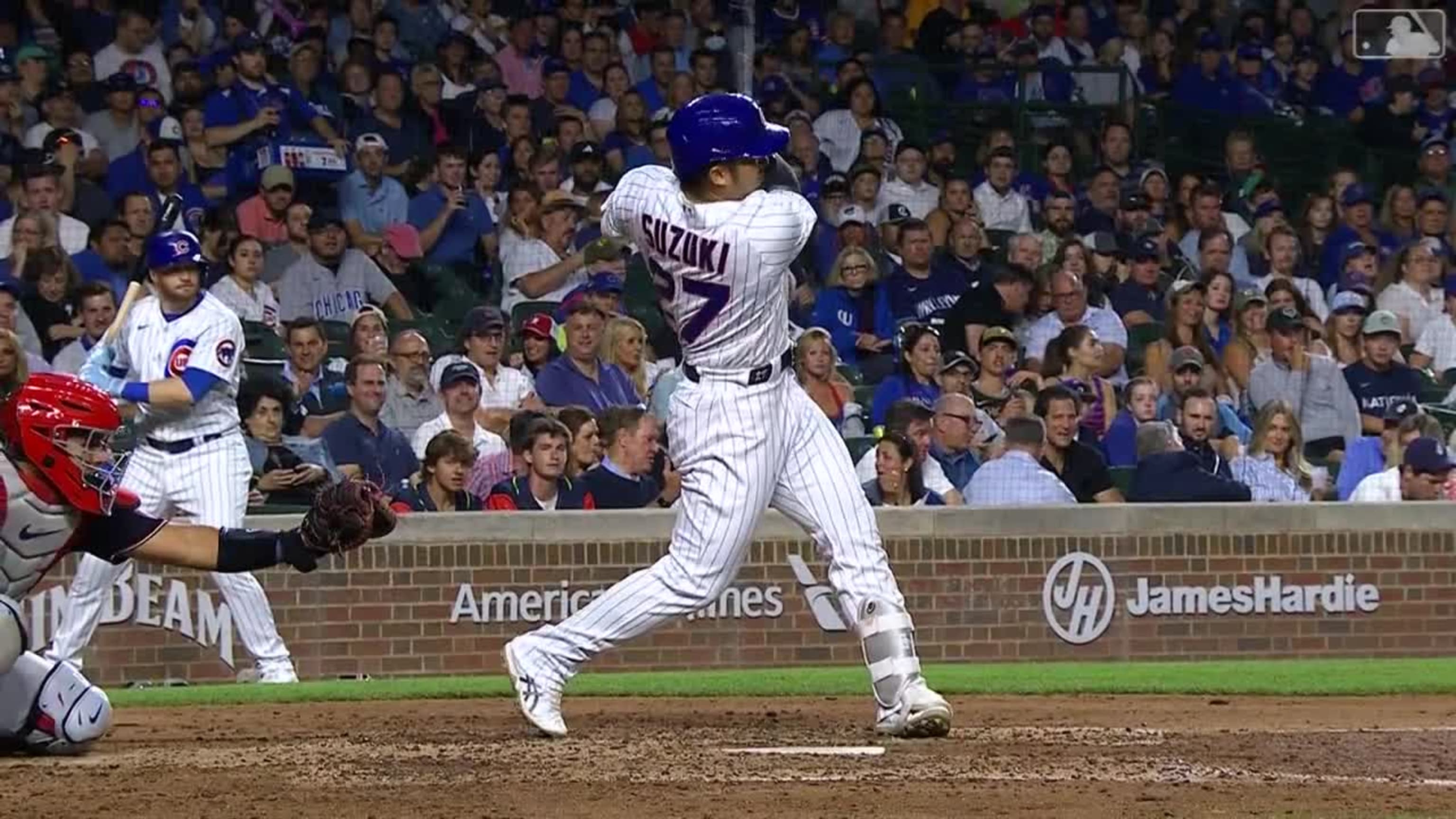 Baseball: Seiya Suzuki goes long with first hit for Cubs