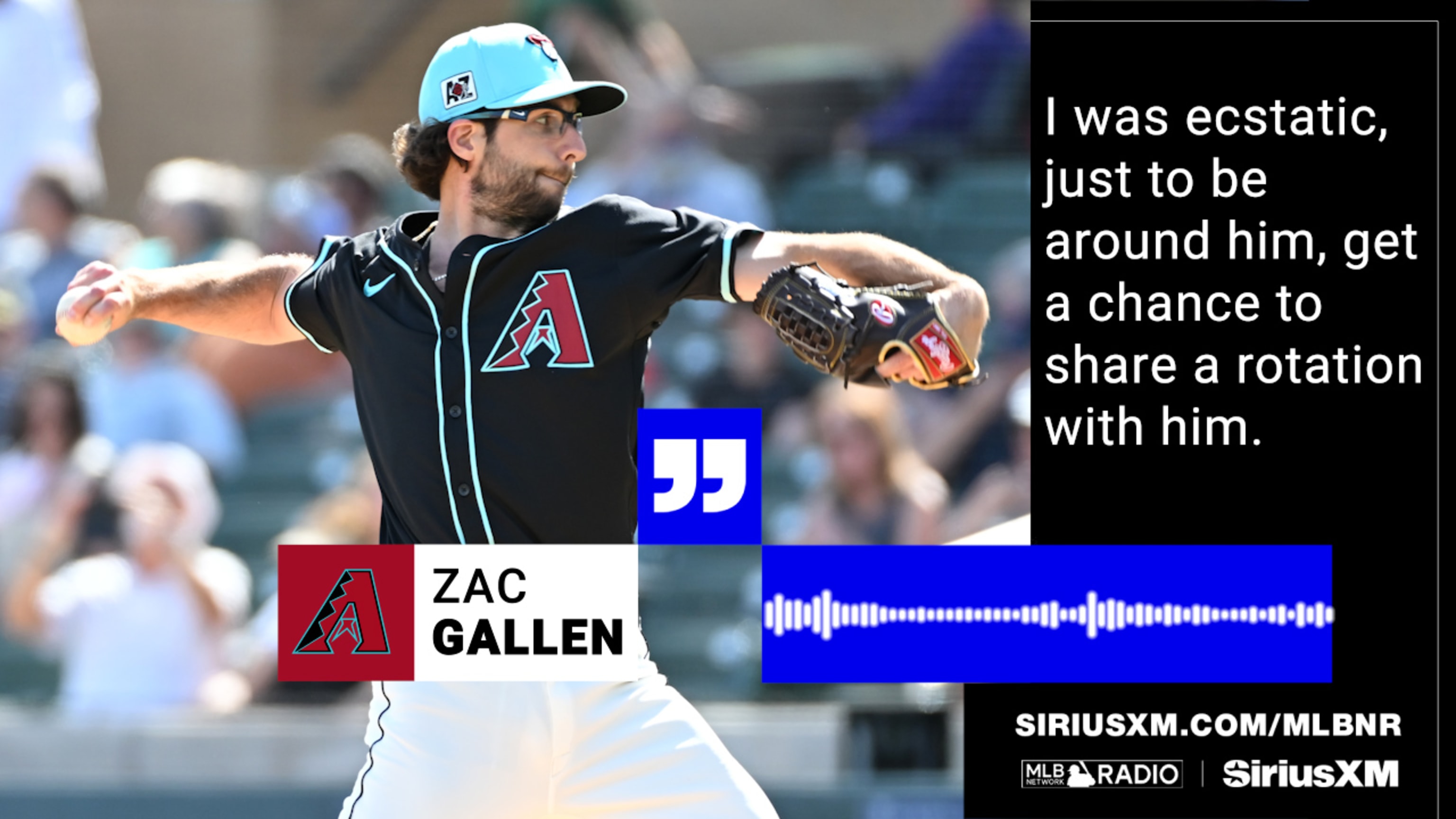 Zac Gallen 'ecstatic' for Corbin Burnes addition
