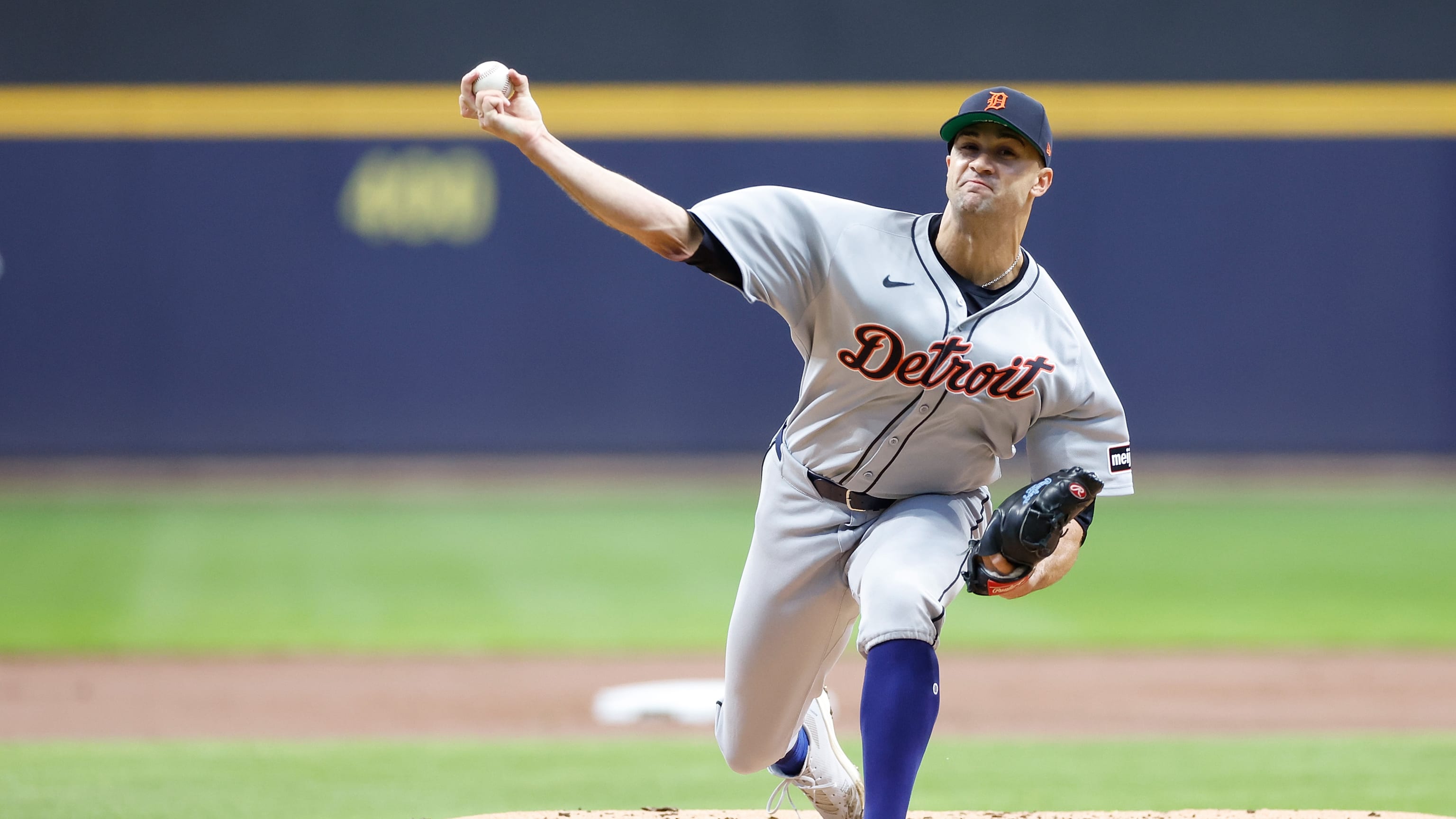 Jack Flaherty fans Christian Yelich