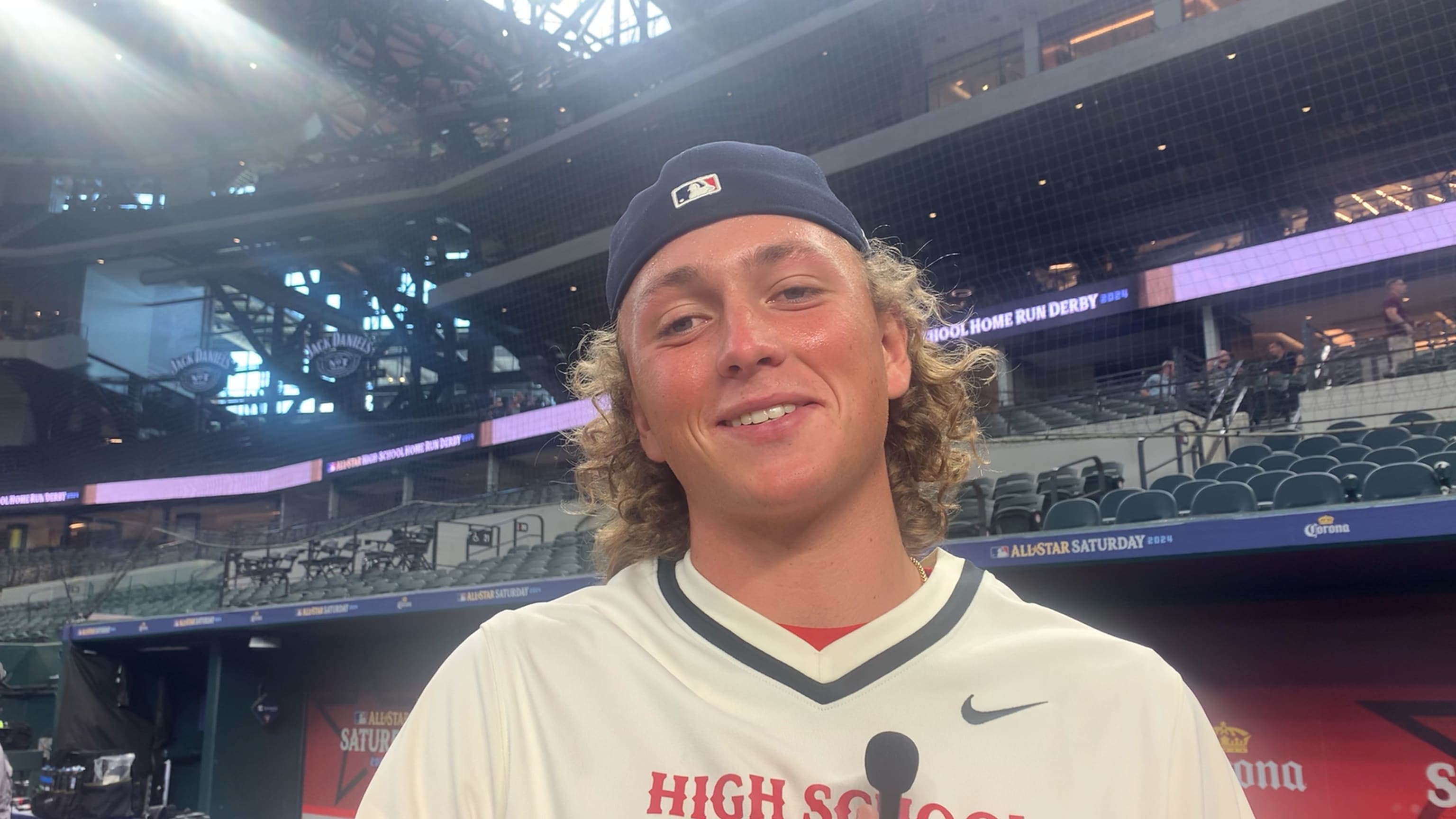 Ethan Holliday on the High School Home Run Derby