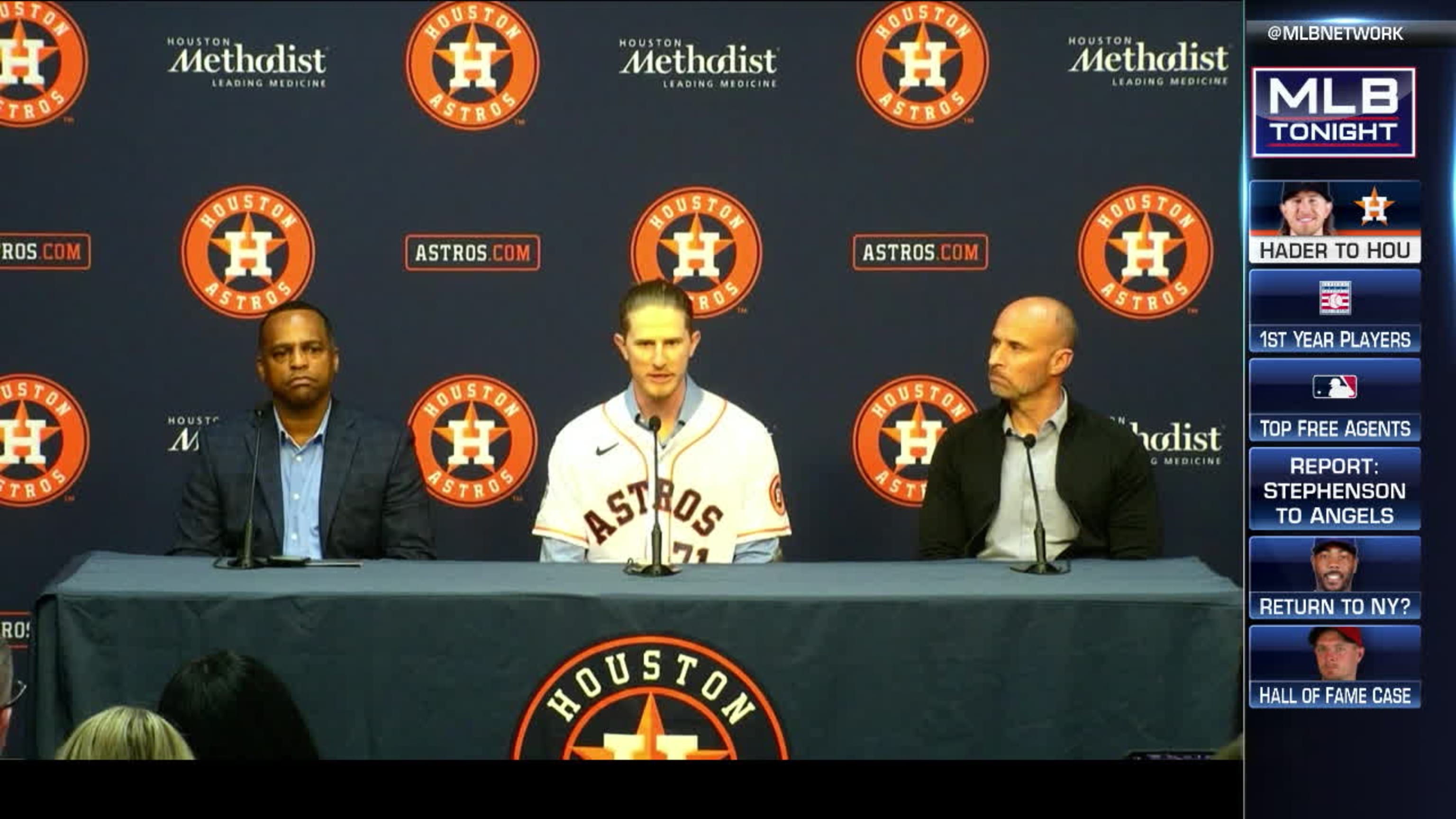 Josh Hader introduced in Houston