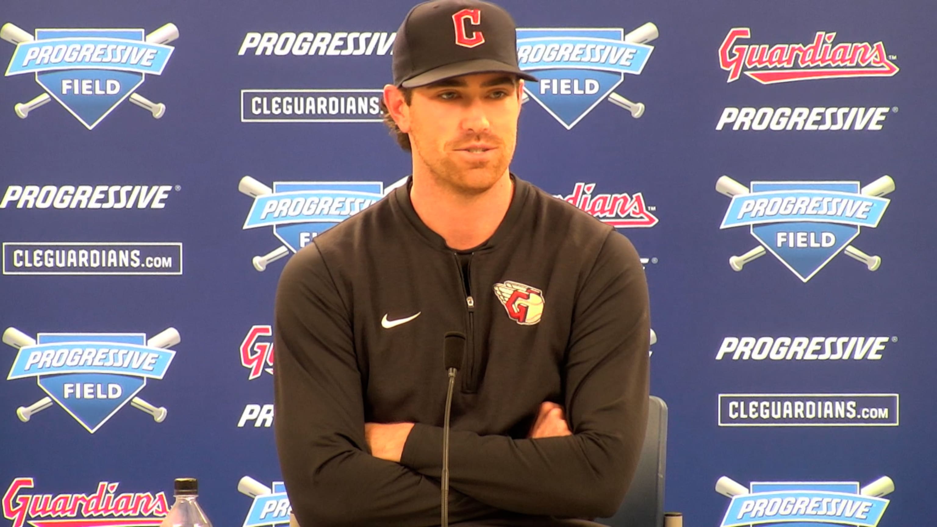 Shane Bieber reacts to season-ending injury