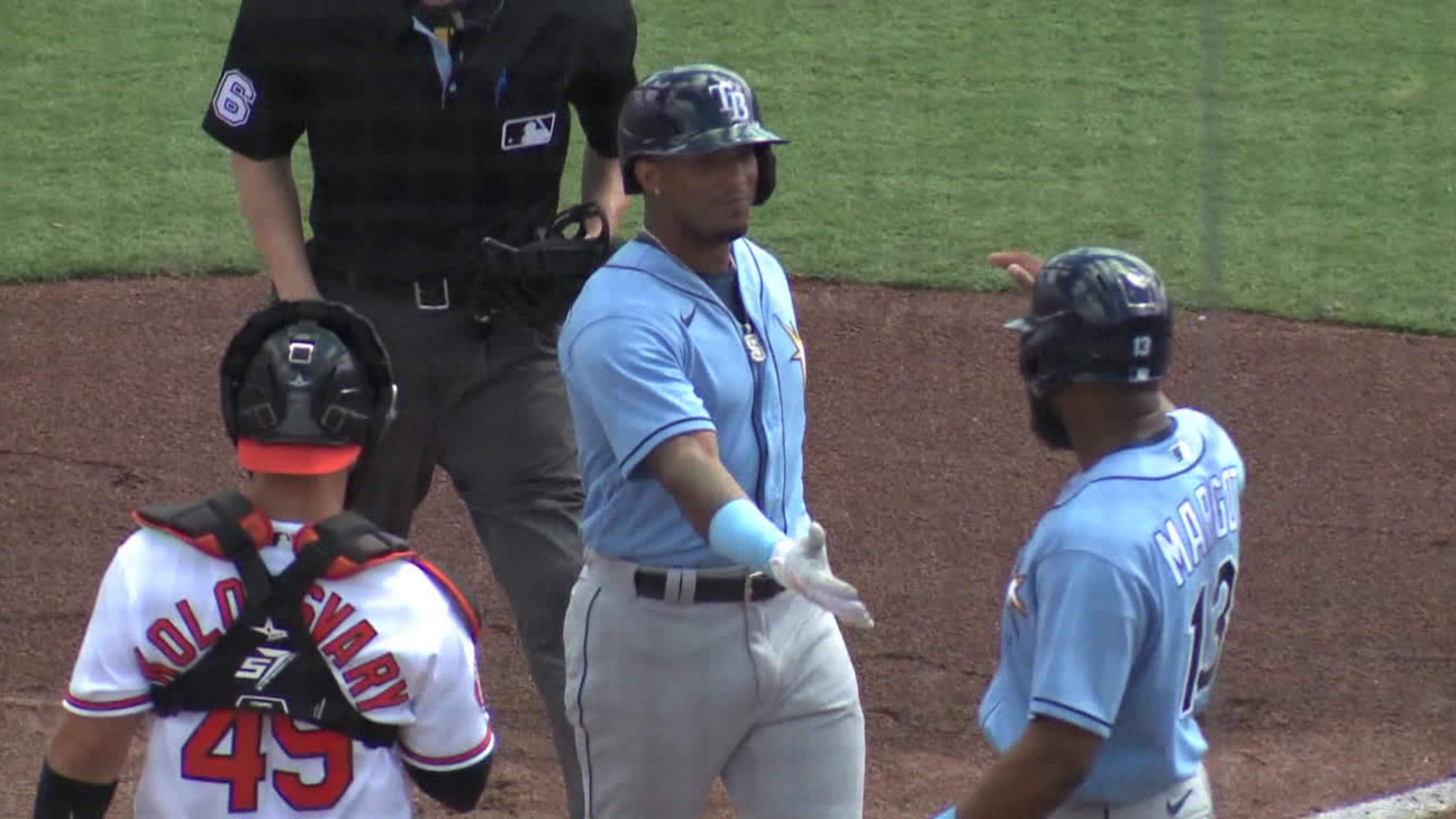 Wander Franco's four-RBI game