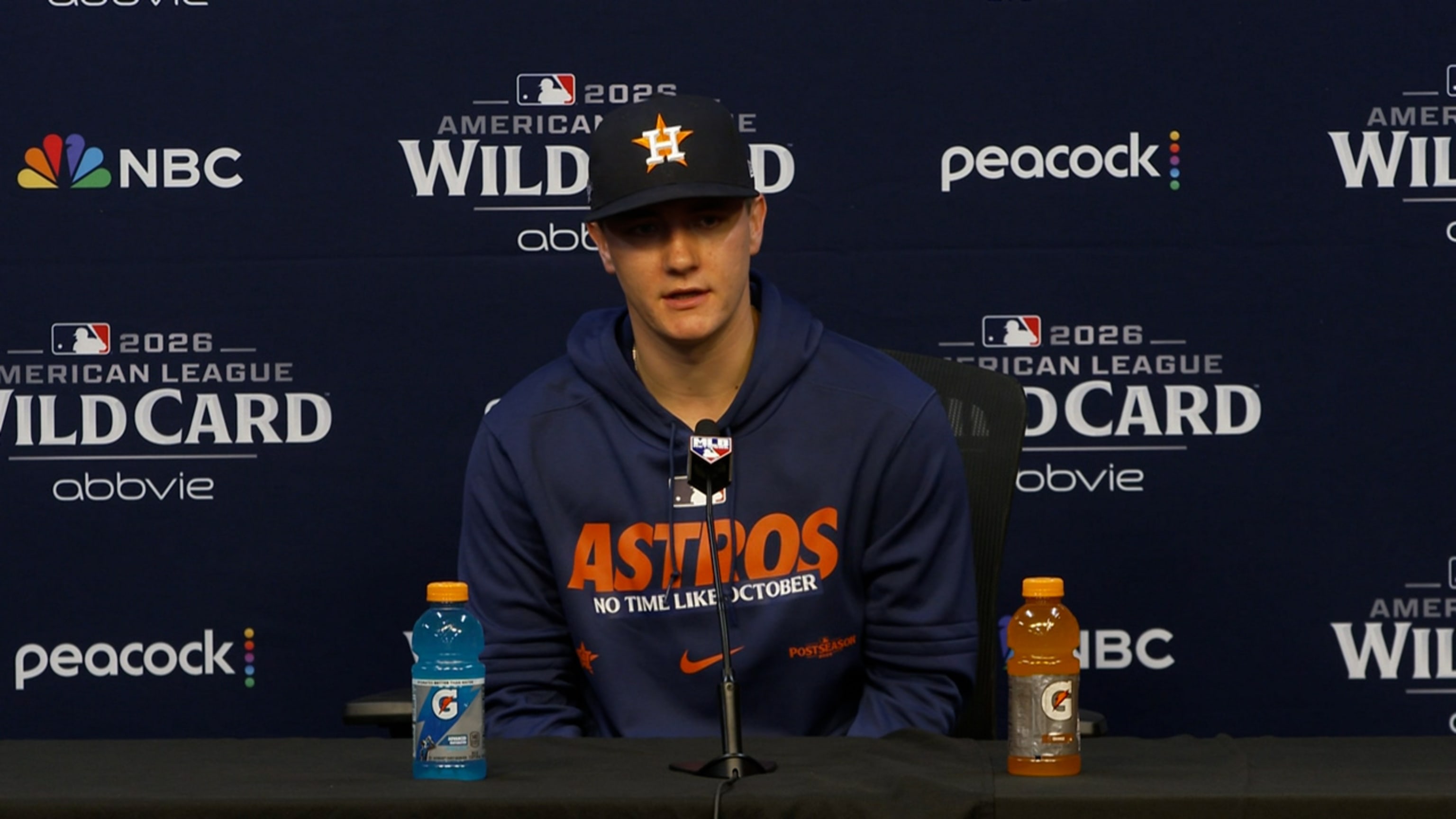 Hunter Brown talks starting WC Game 2, more