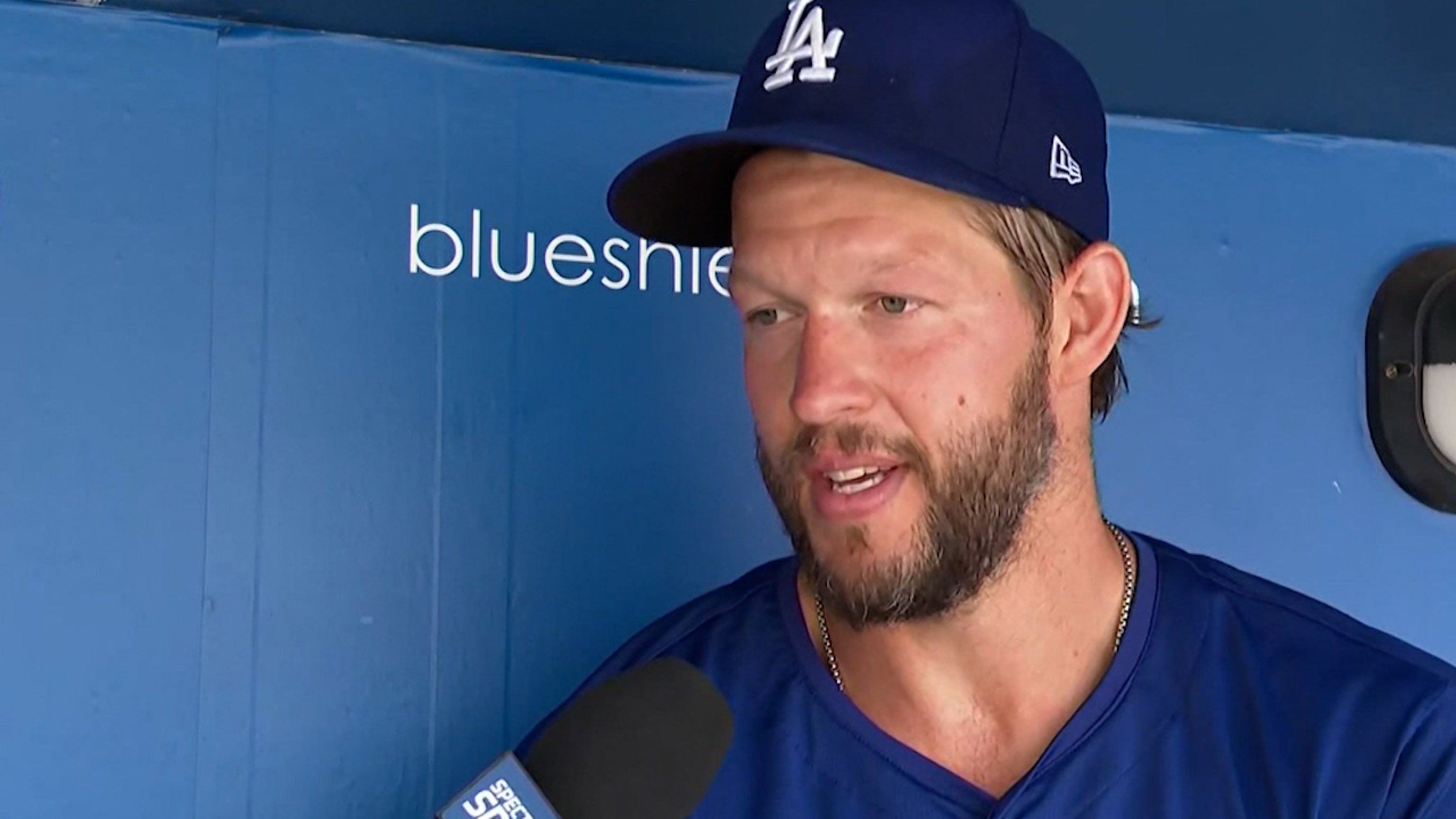 Clayton Kershaw throws simulated game