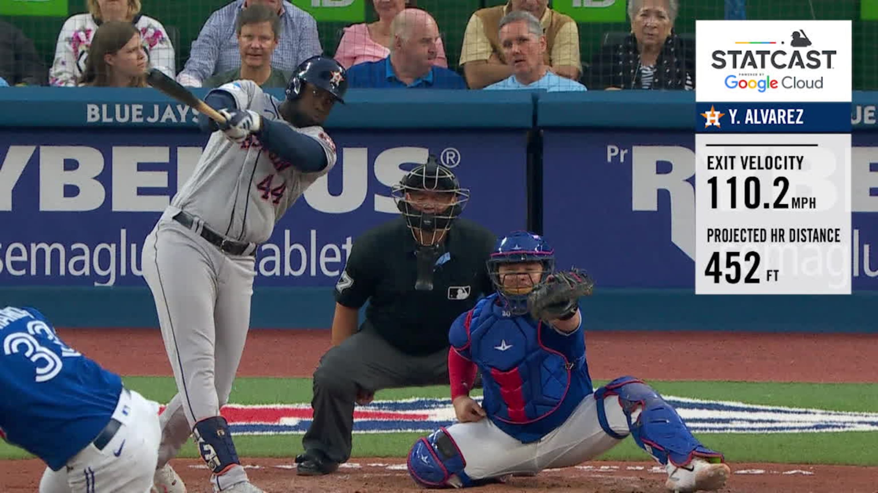 HR de 452 pies de Yordan Álvarez