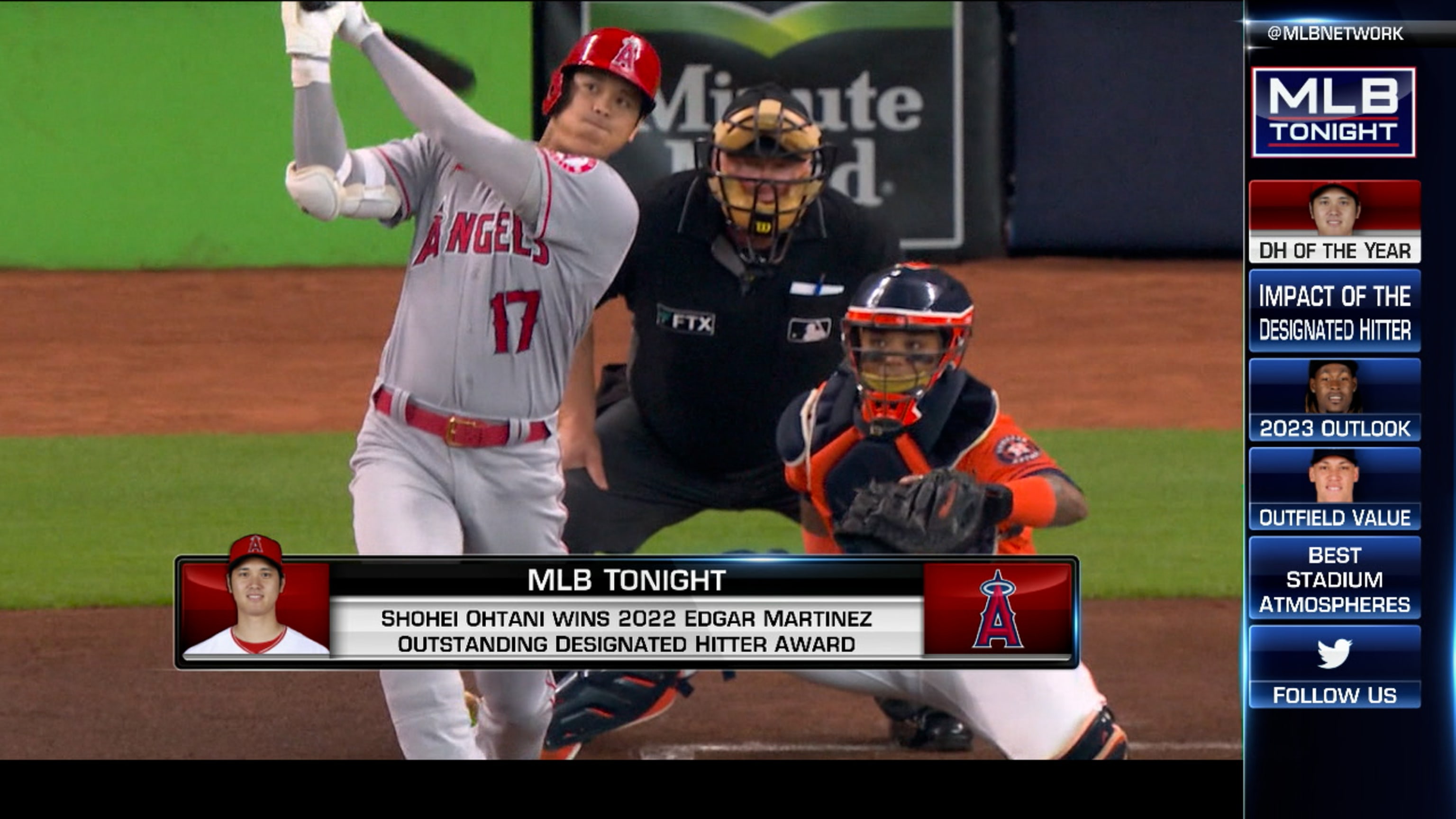 Shohei Ohtani Edgar Martinez Outstanding Designated Hitter Award