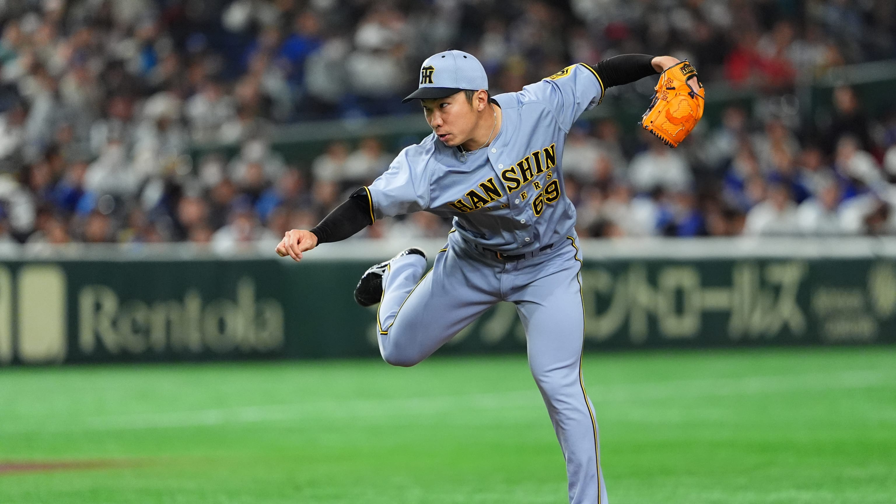 阪神タイガース 創設90周年記念 オブジェ 藤川球児監督 中野選手