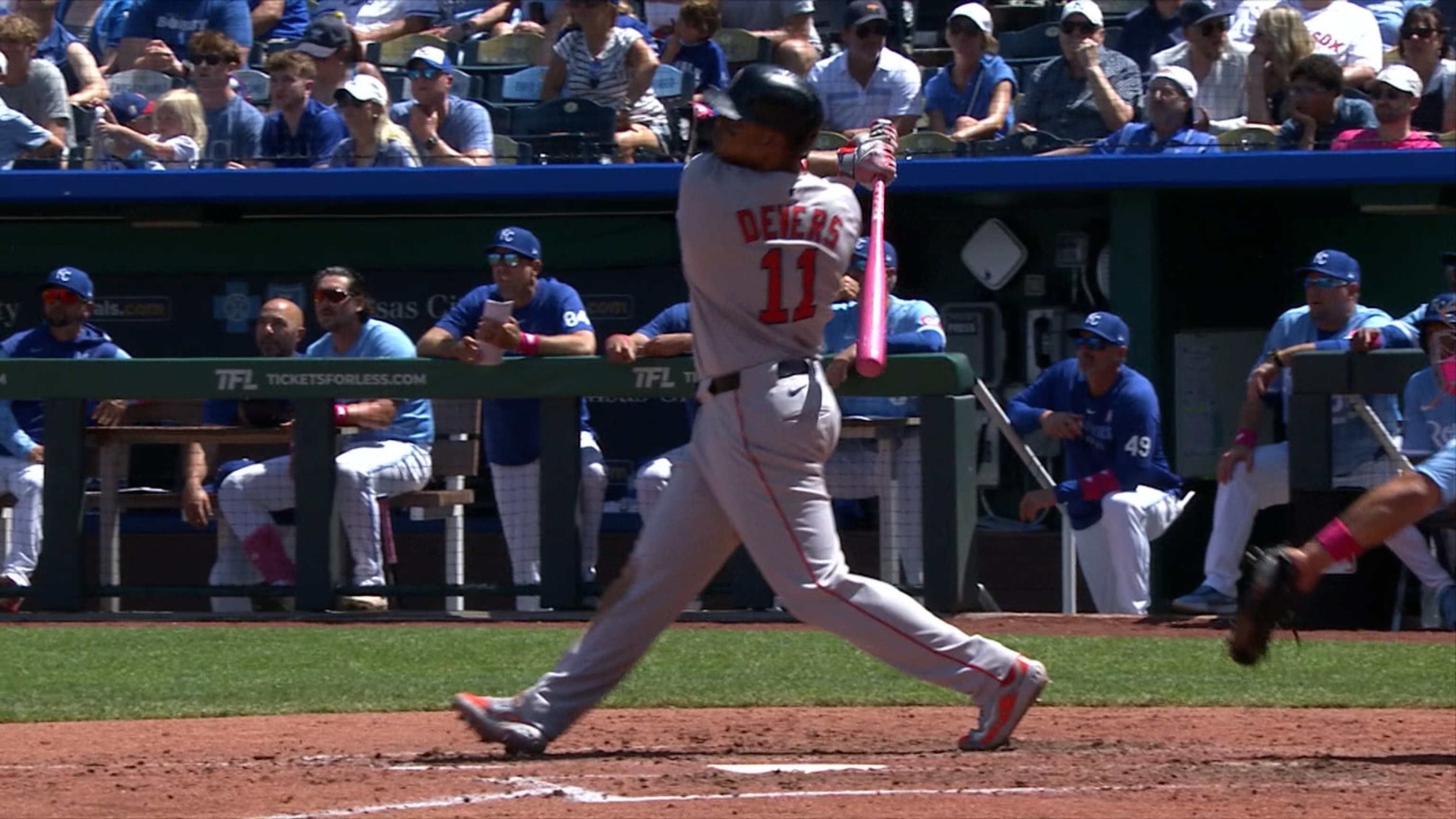 Data Viz: Rafael Devers da HR de 440-pies